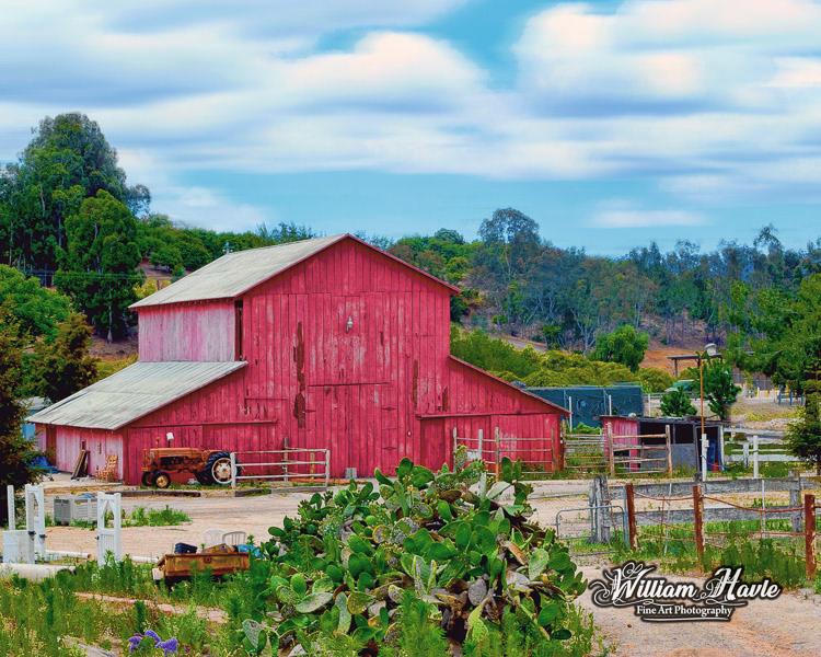 California Red Barn