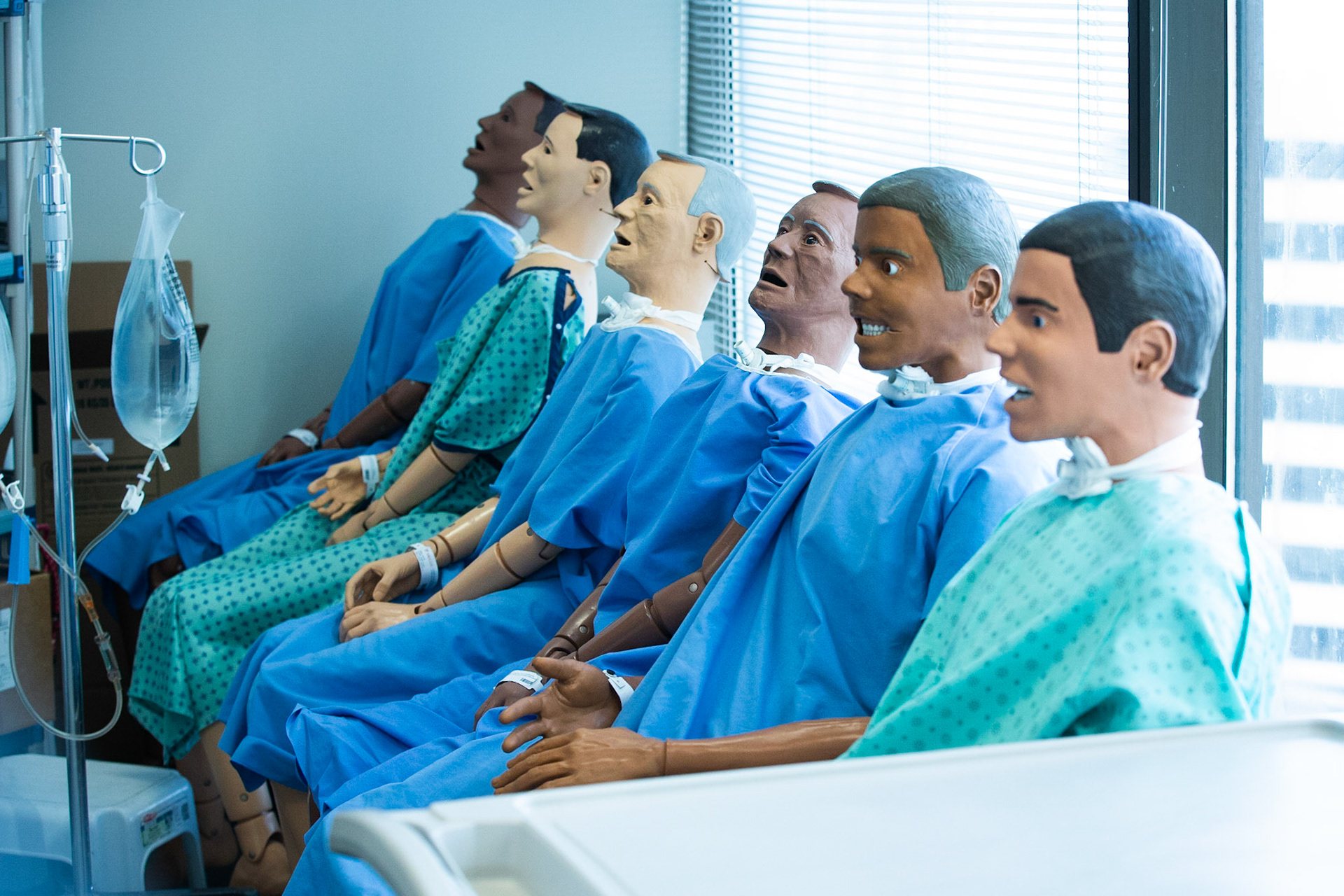 Mannequins at the Ingram School of Nursing, May 2019. Photo by Joni Dufour.