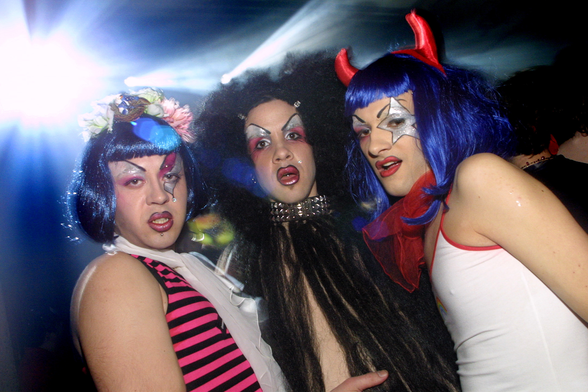 Just another night at the Union Building.  March 2002.