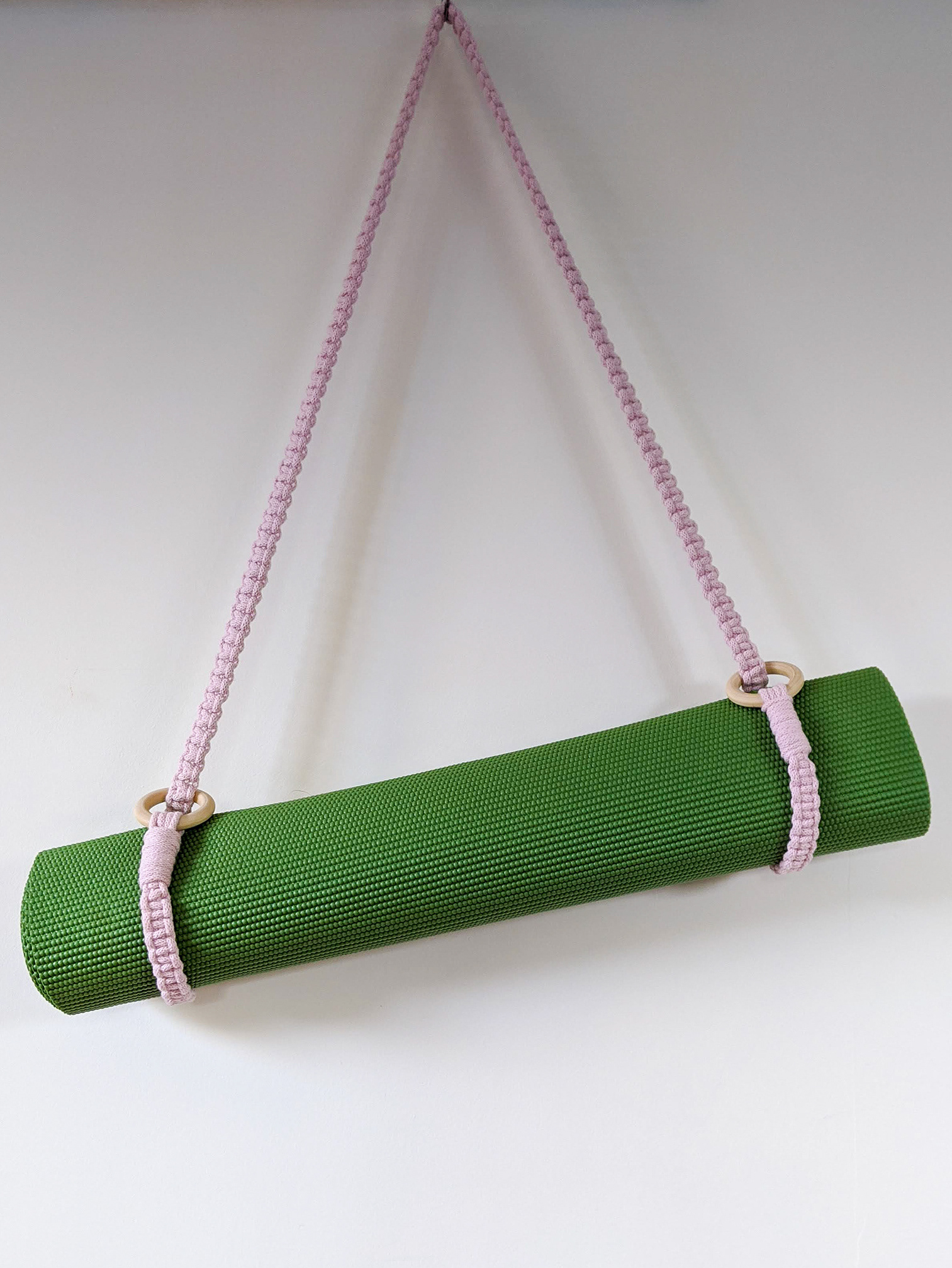 How to make a macrame yoga mat strap 