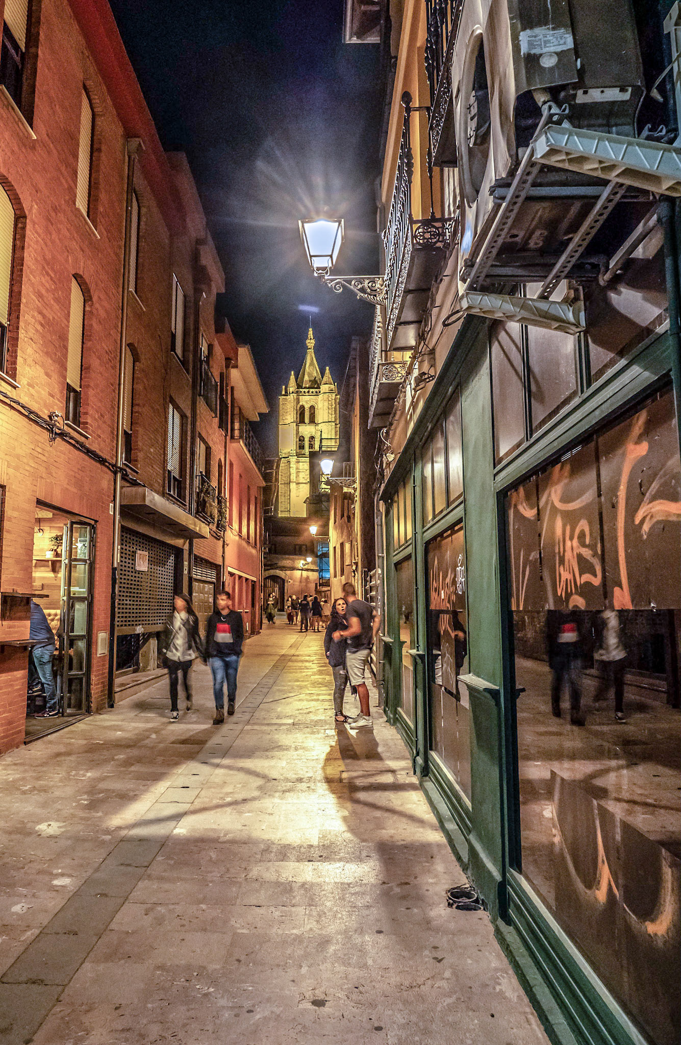 View of Cathedral Tower from  Calle Dámaso Merino