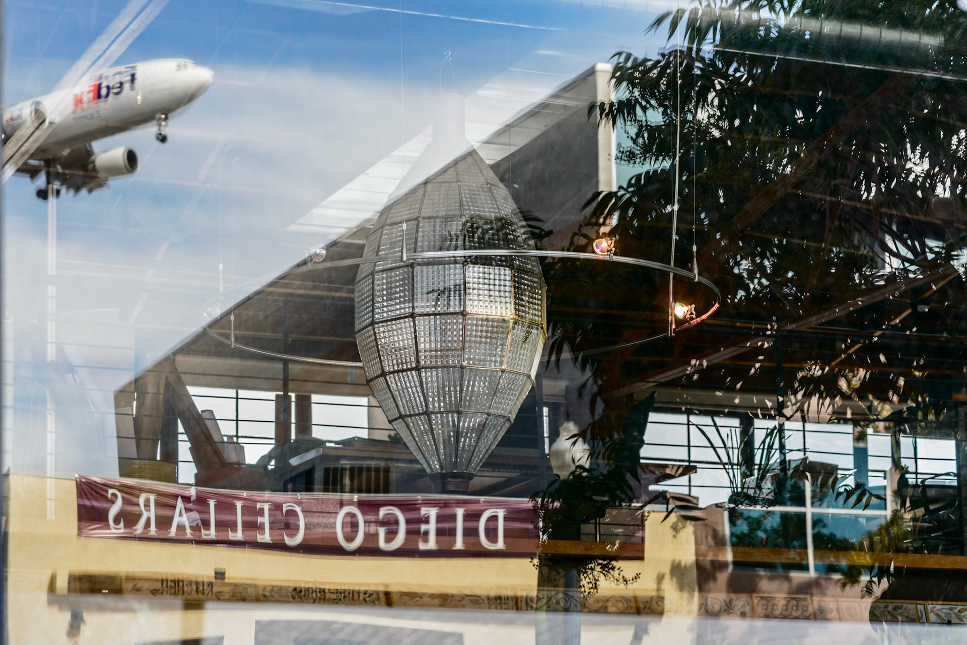 Reflections, Along Kettner Blvd, Little Italy, San Diego, 2014