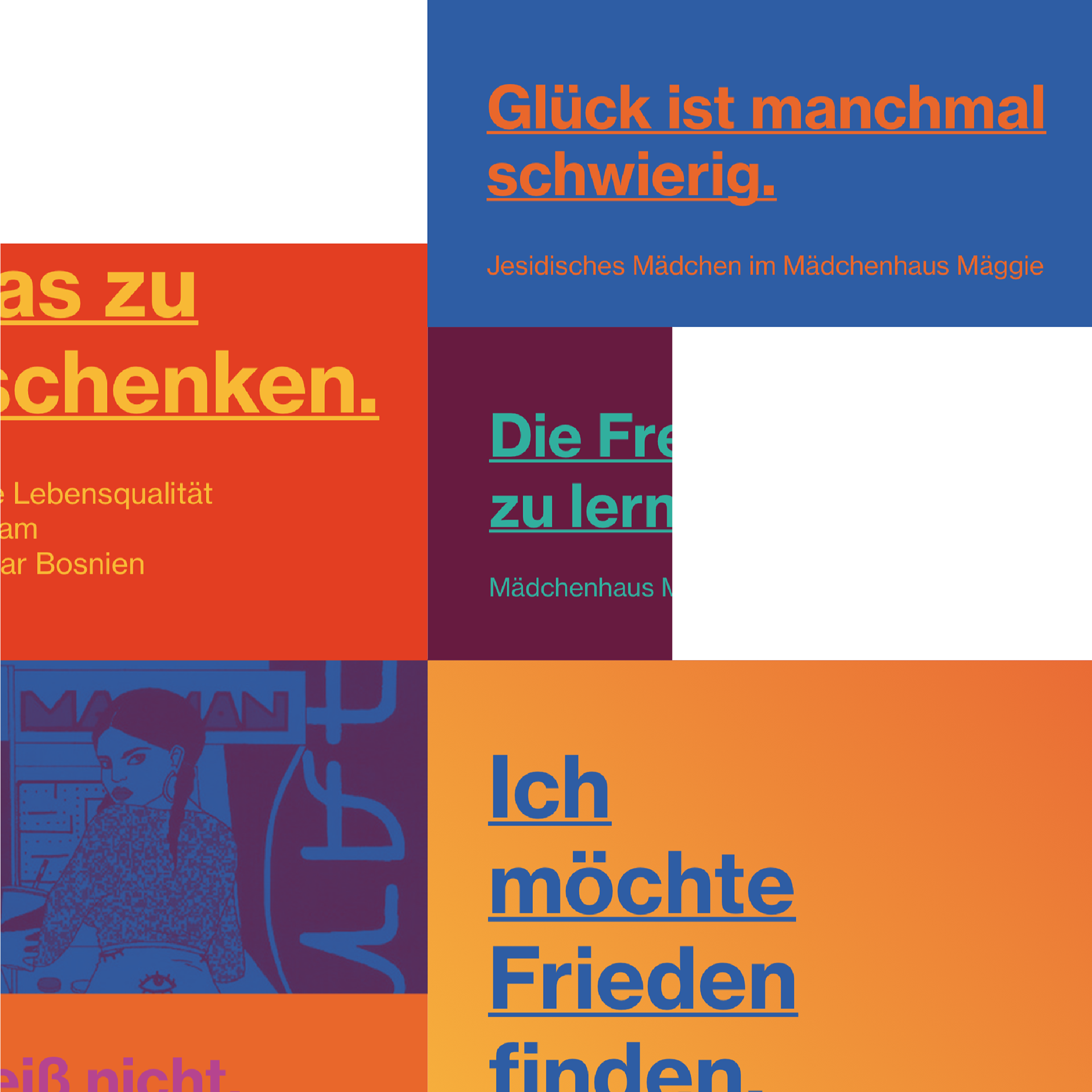 Kacheln mit angepasstem Farbschema