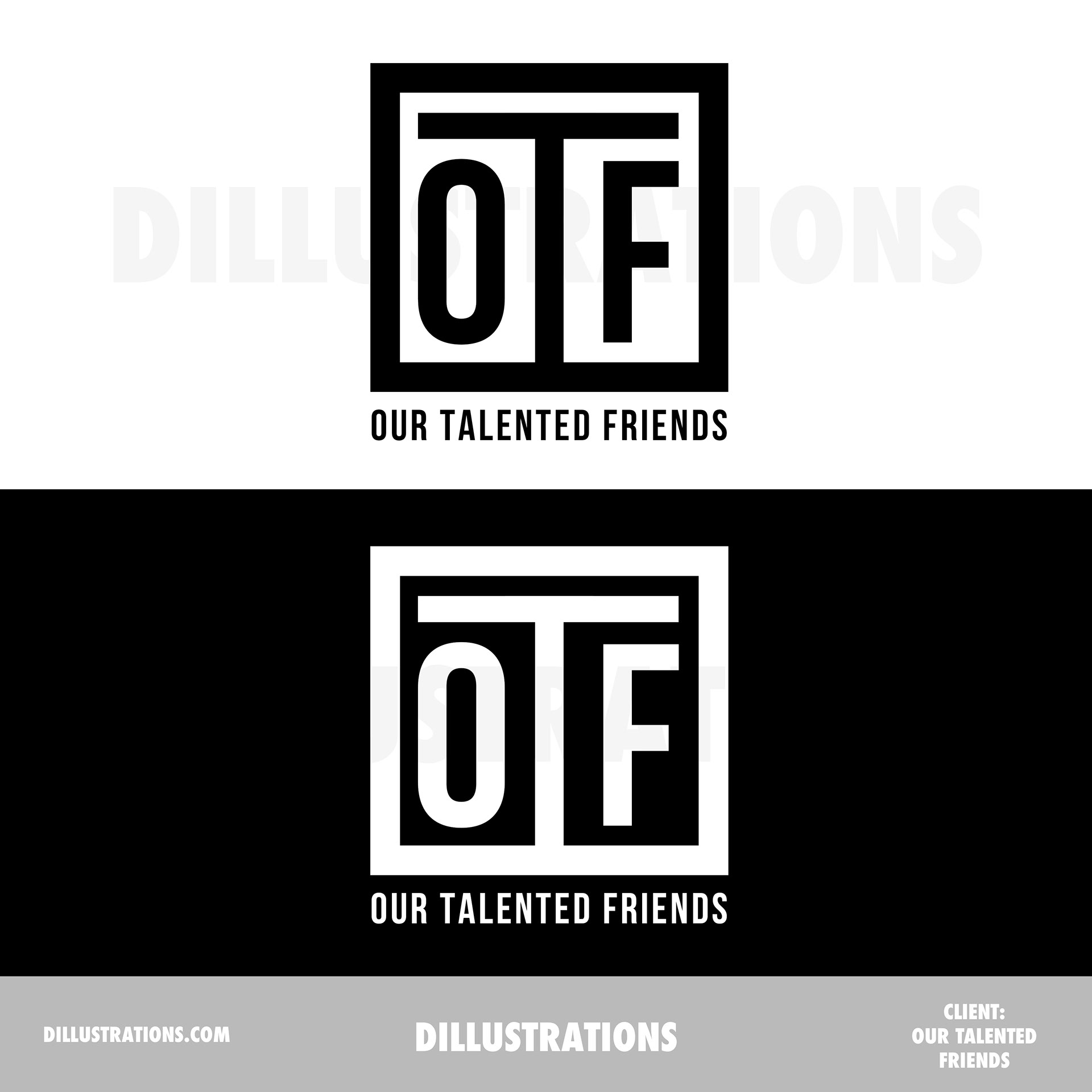 Logo concepts for Our Talented Friends