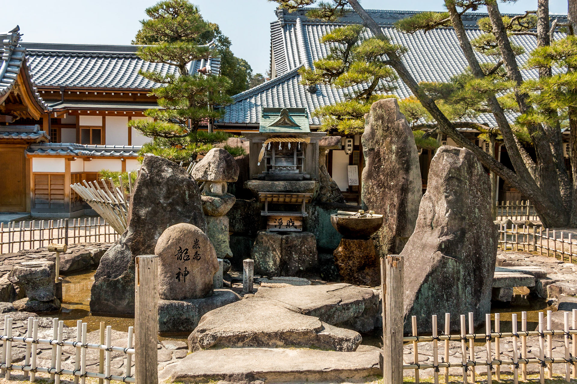 Seaside Japan. Miyajima, Hiroshima, Japan