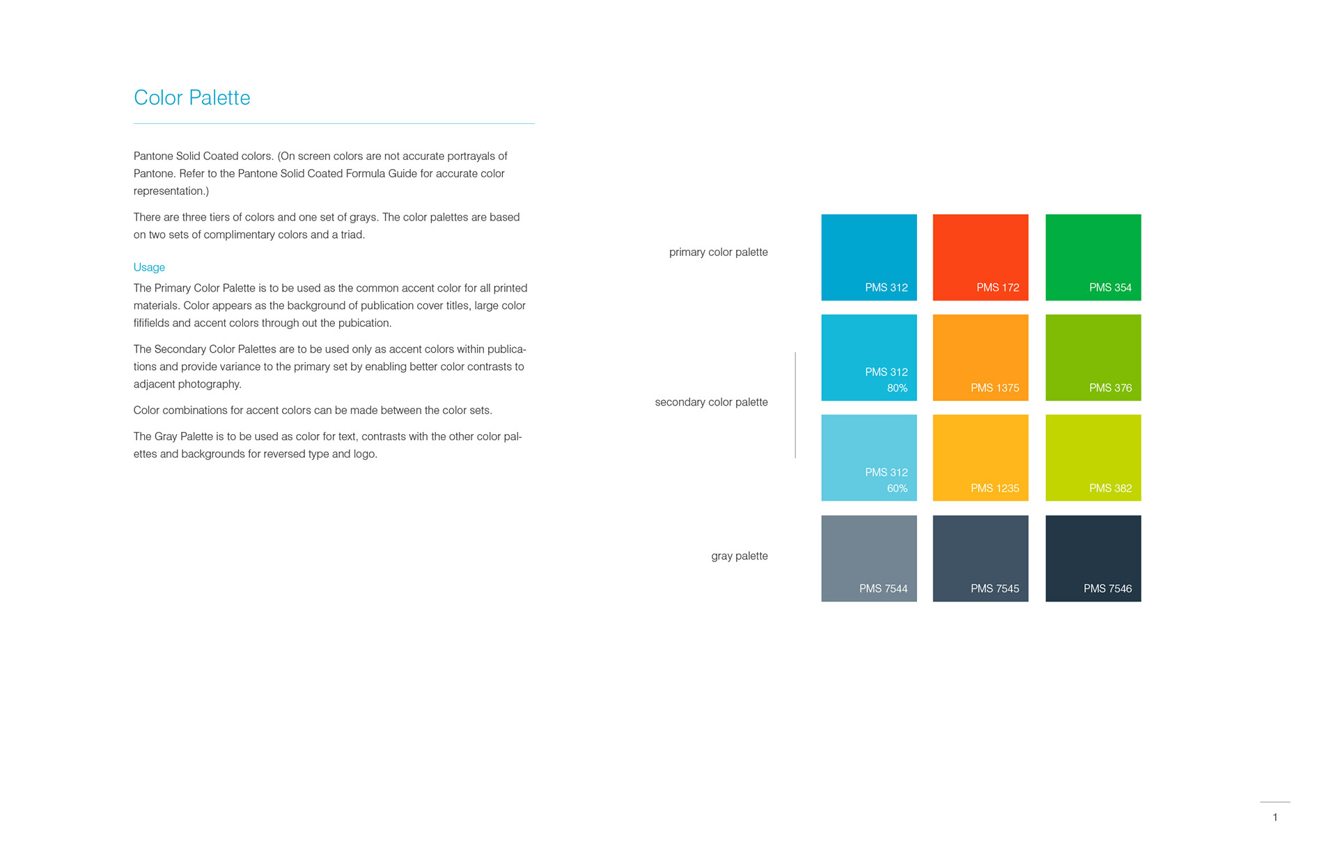 Color palette