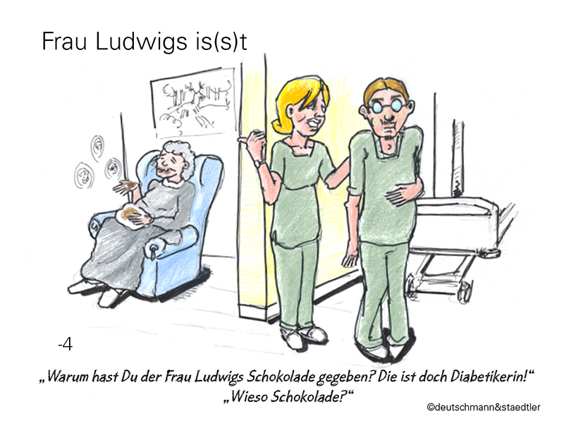 Daniel Städtler Cartoons Altenpflege