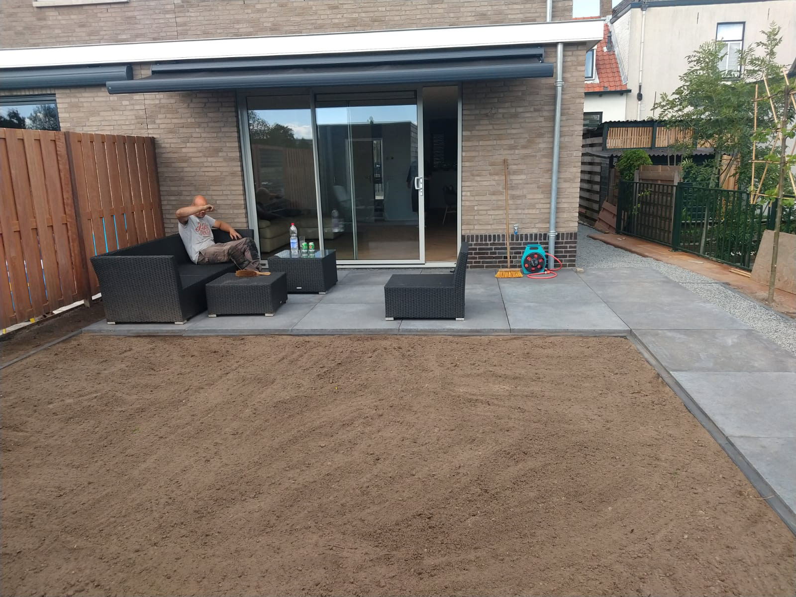 Foto 5: Terras van Oud Hollands Schellevis tegel 1x1 meter