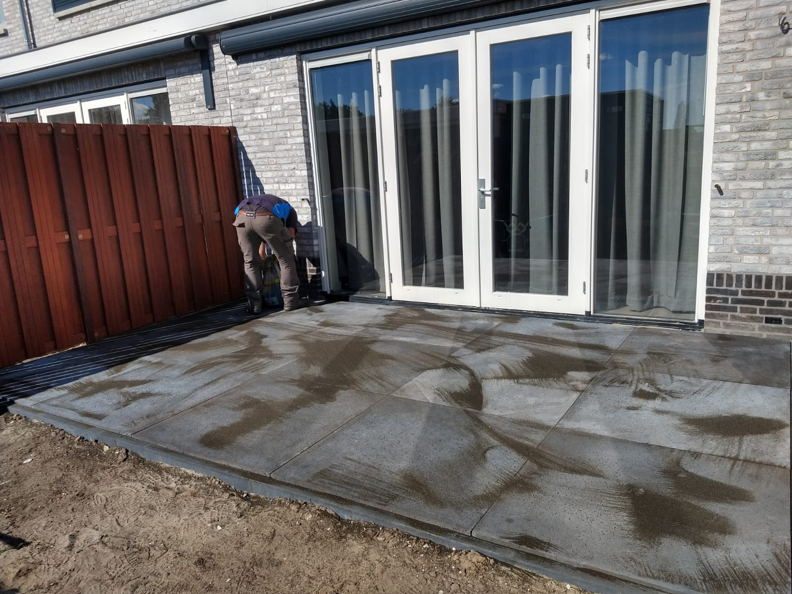 Foto 3: afwerken waterput