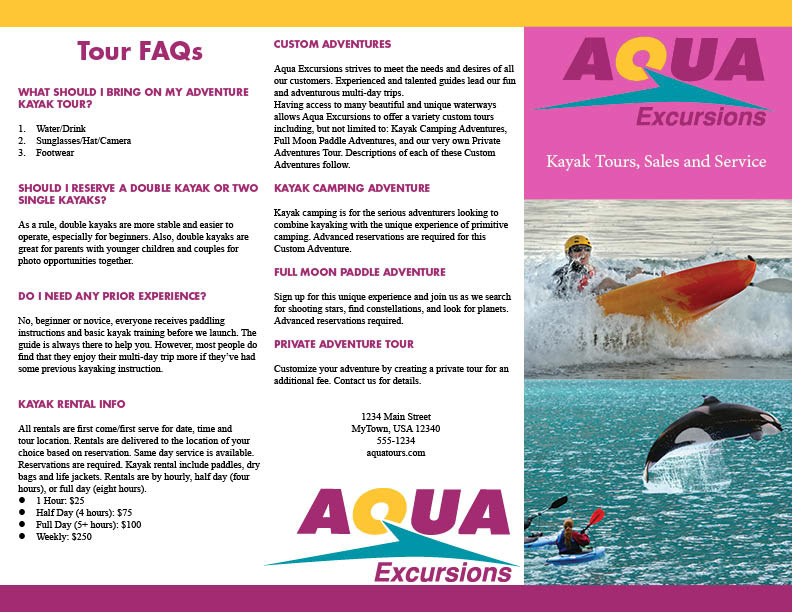 Aqua Excursions Side A
