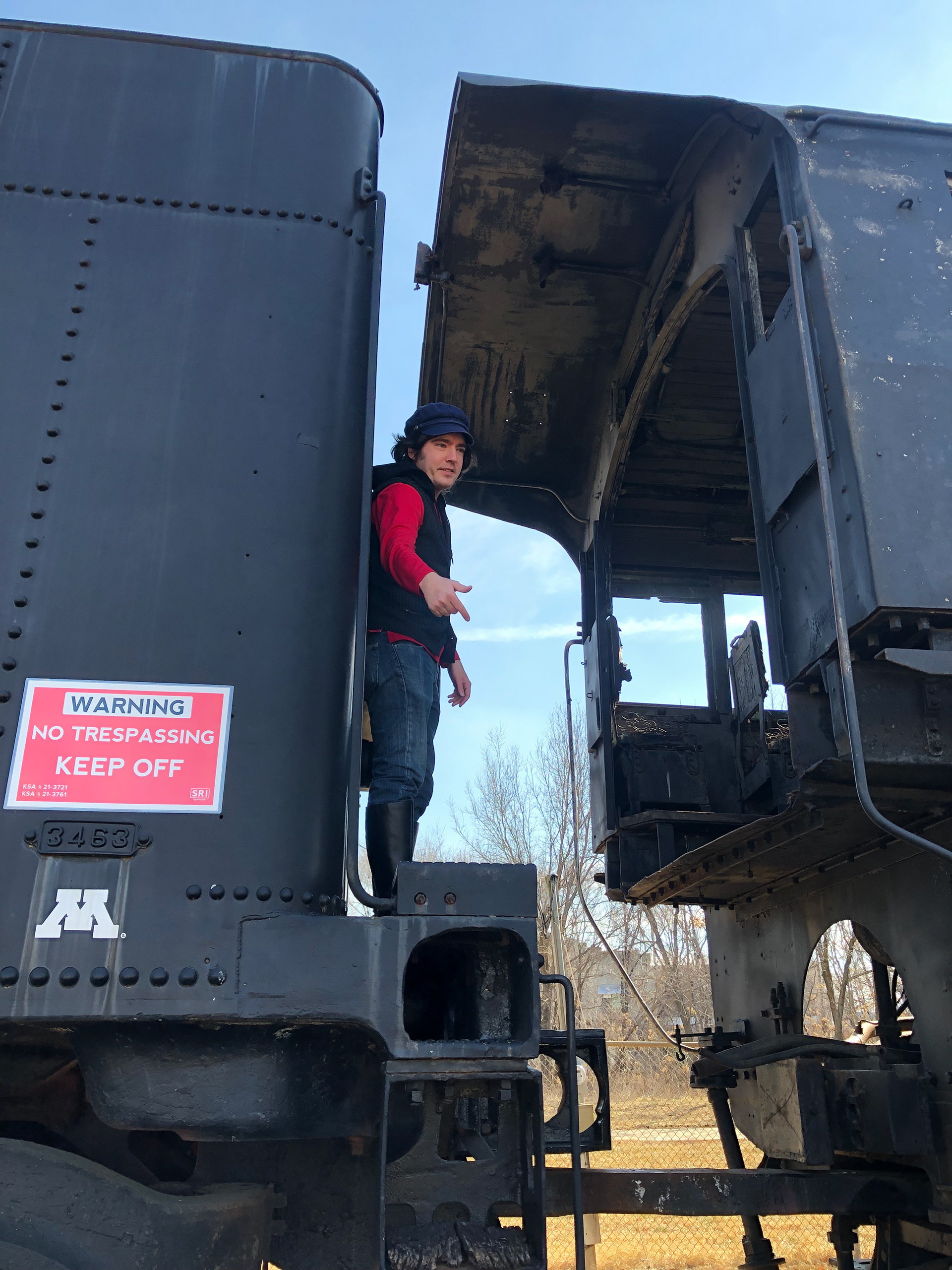 Leading a tour in 2019 for TreanorHL design Charente