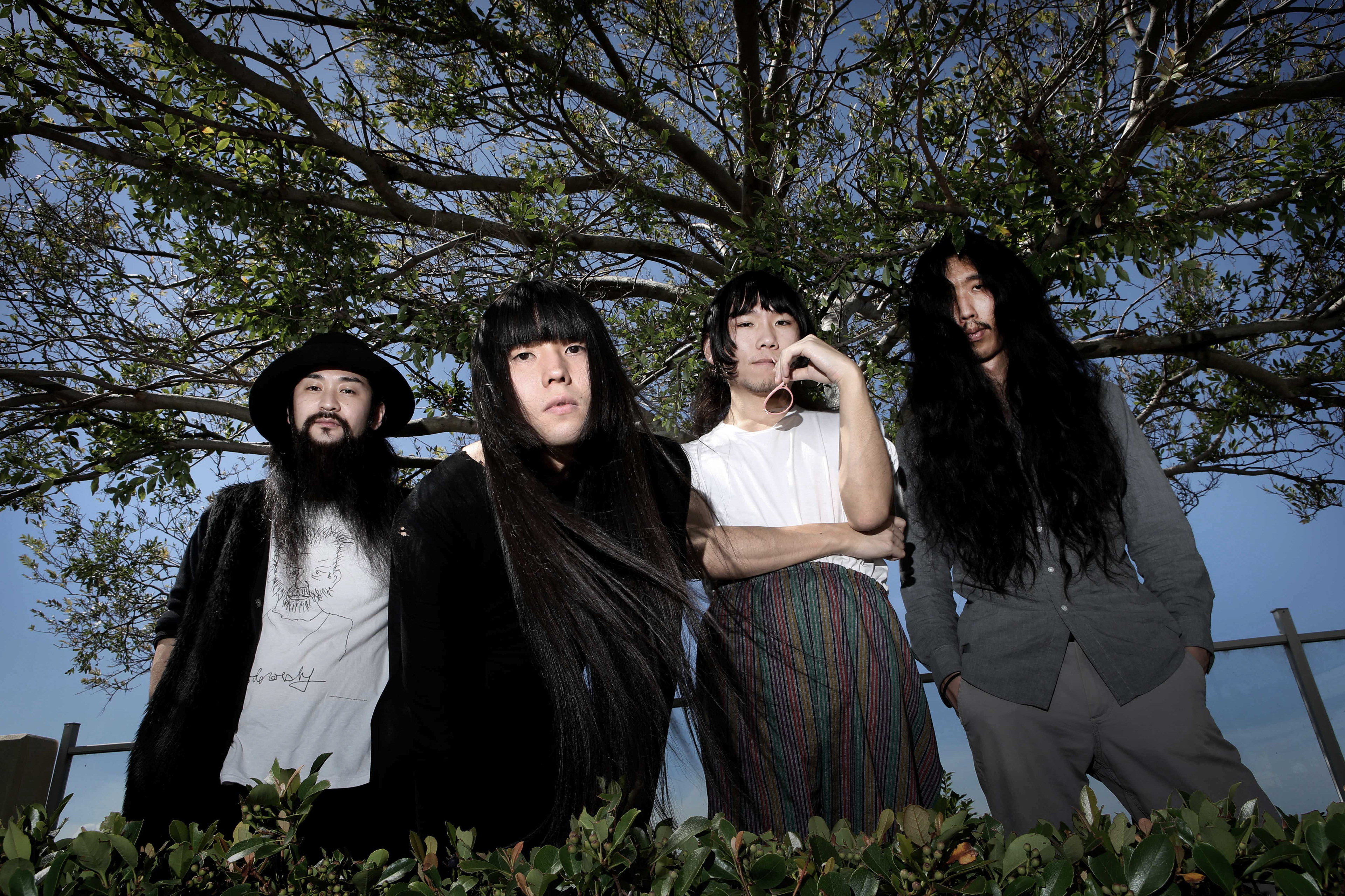 Bo Ningen - Japanese four-piece acid punk band, consisting of Taigen Kawabe, Yuki Tsujii, Kohhei Matsuda and Monchan Monna. © Chris Pavlich