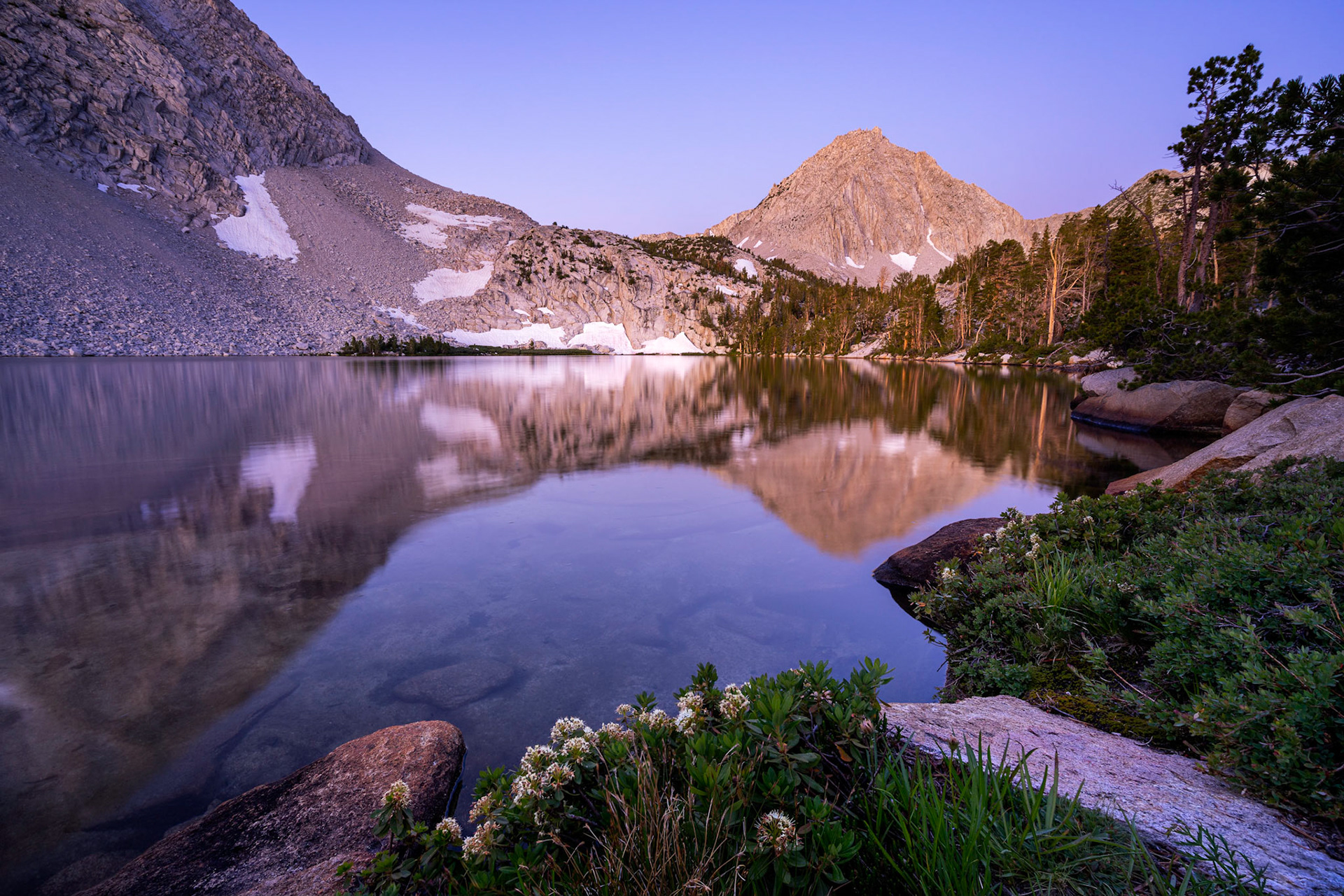 Taken on a multiple day hike into the High Sierra in California.