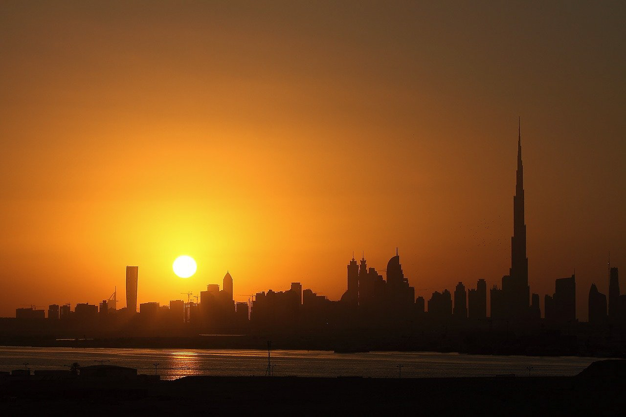 Sunset In Dubai