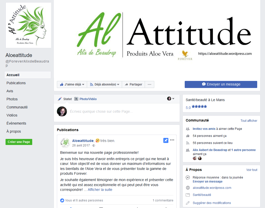 Page Facebook