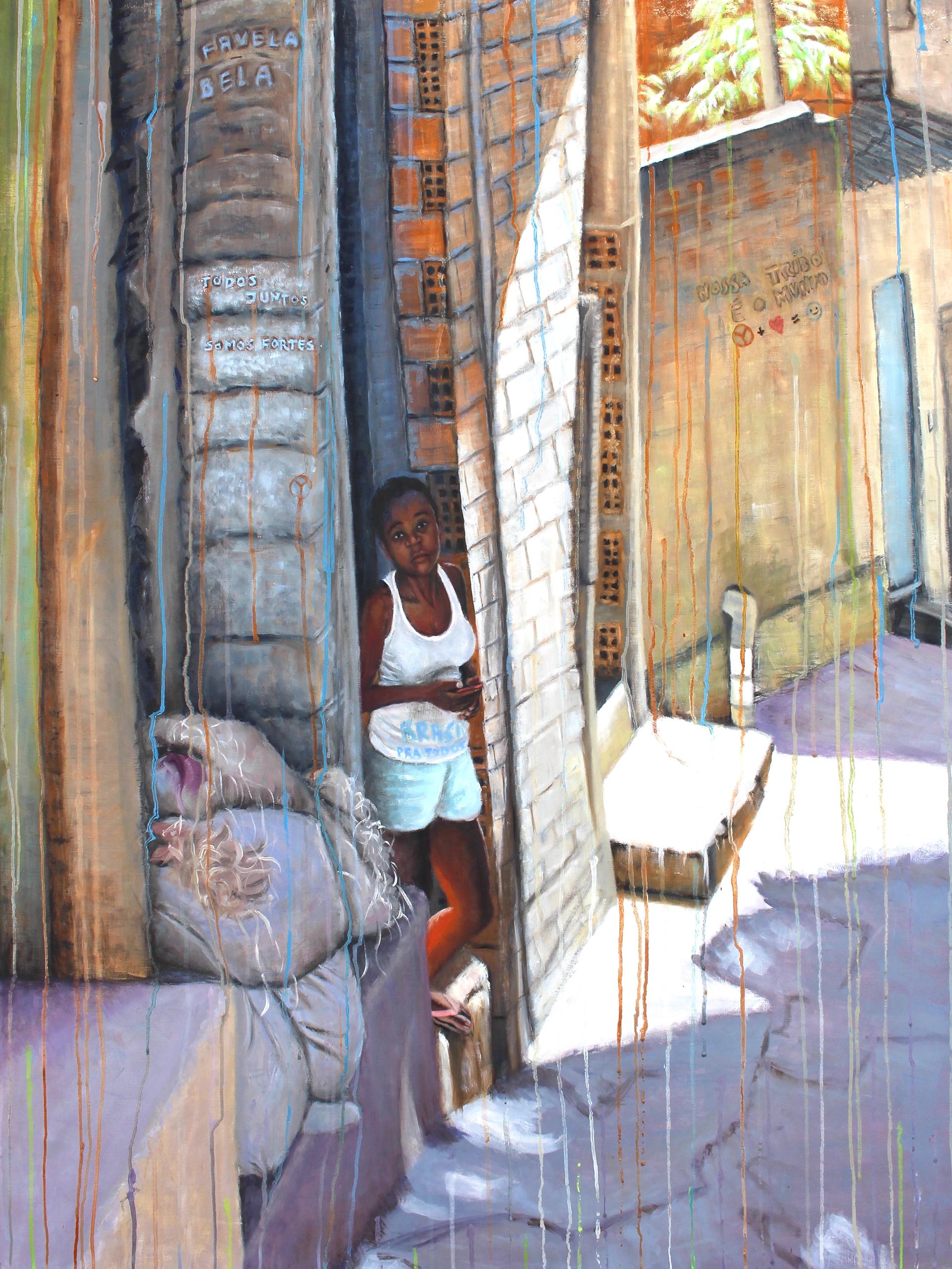 Um Lugar Melhor | Oil on linen | 48 x 37 in | 2019
