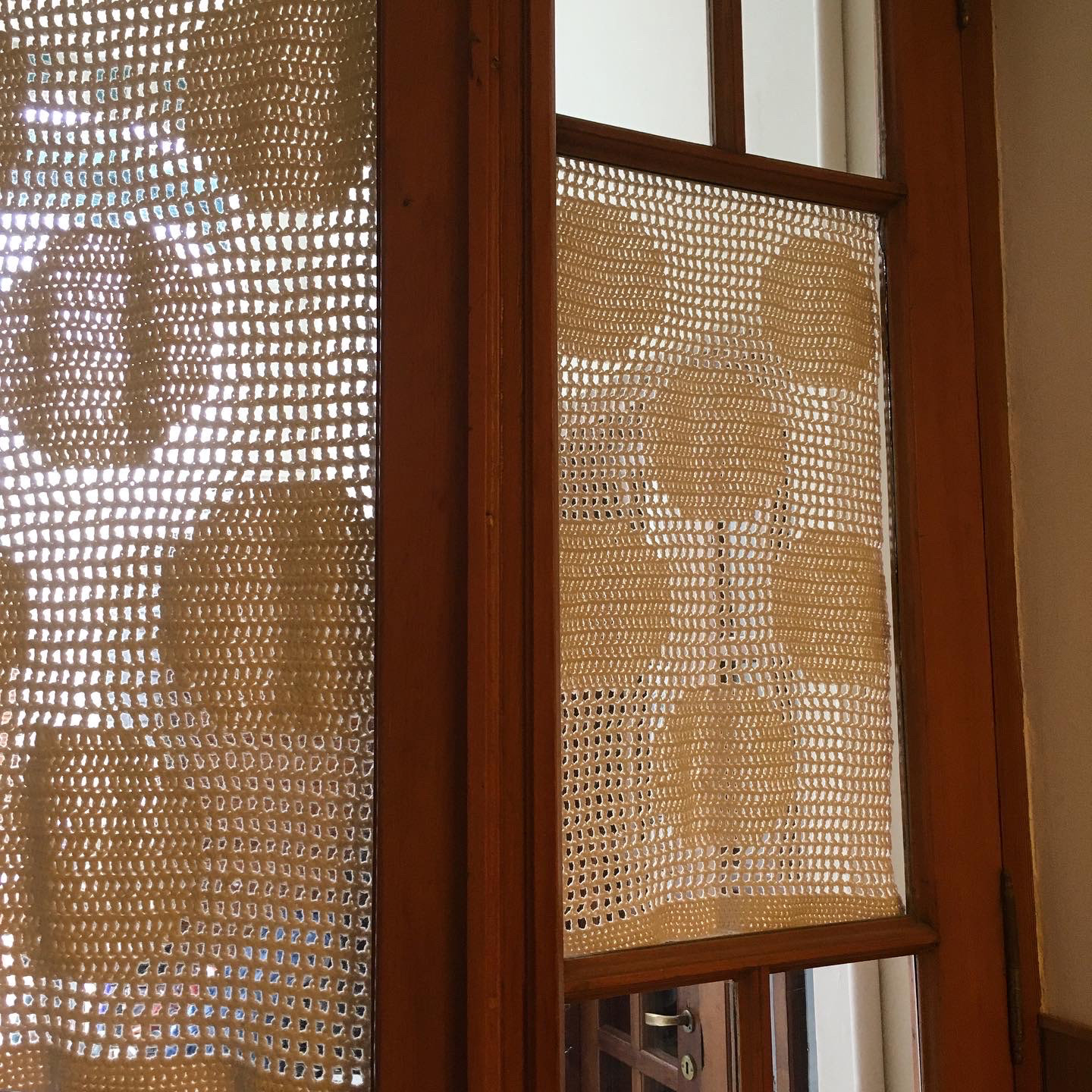 cortina crochet pixel
