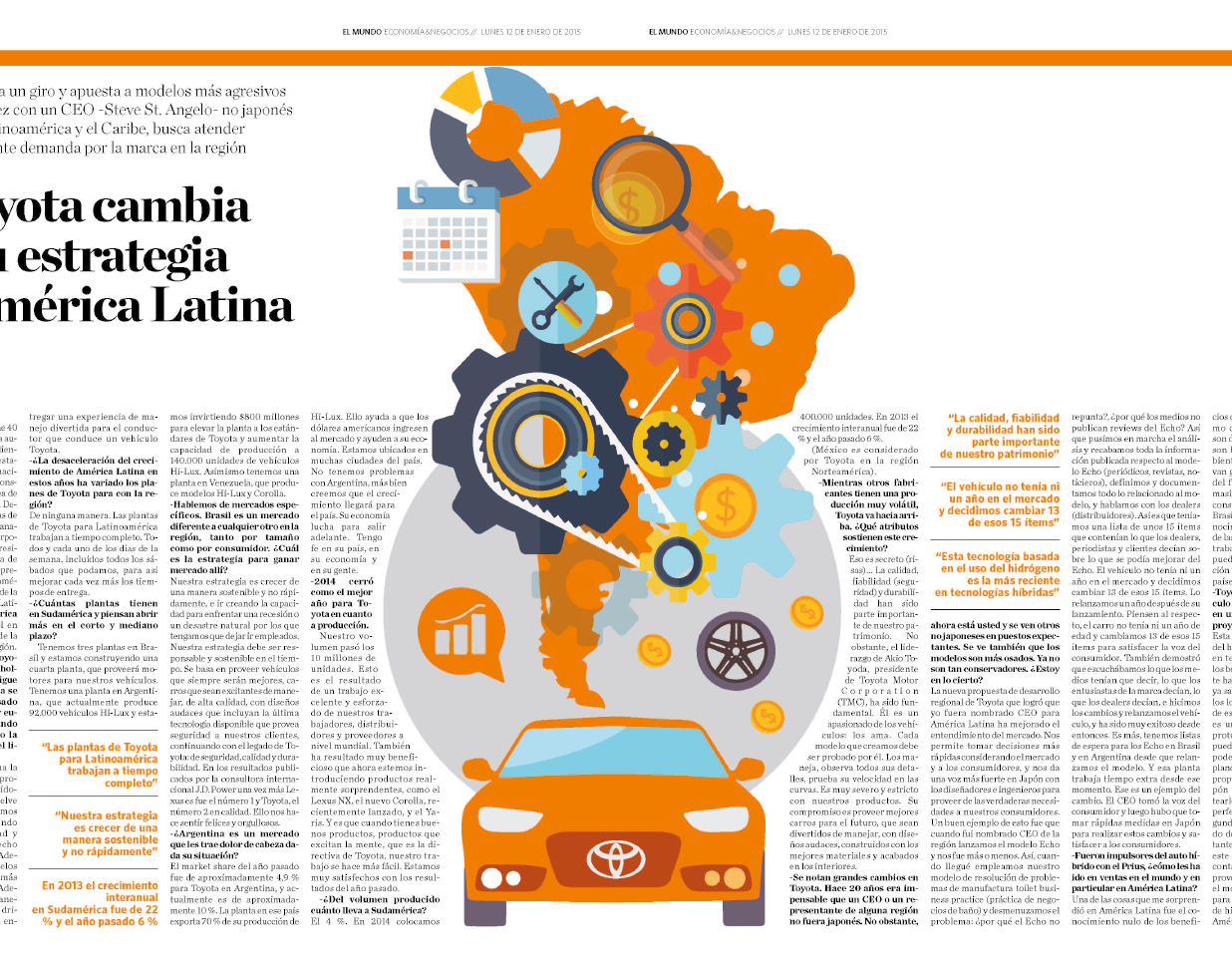 Andreina Padrón Newspaper Layout