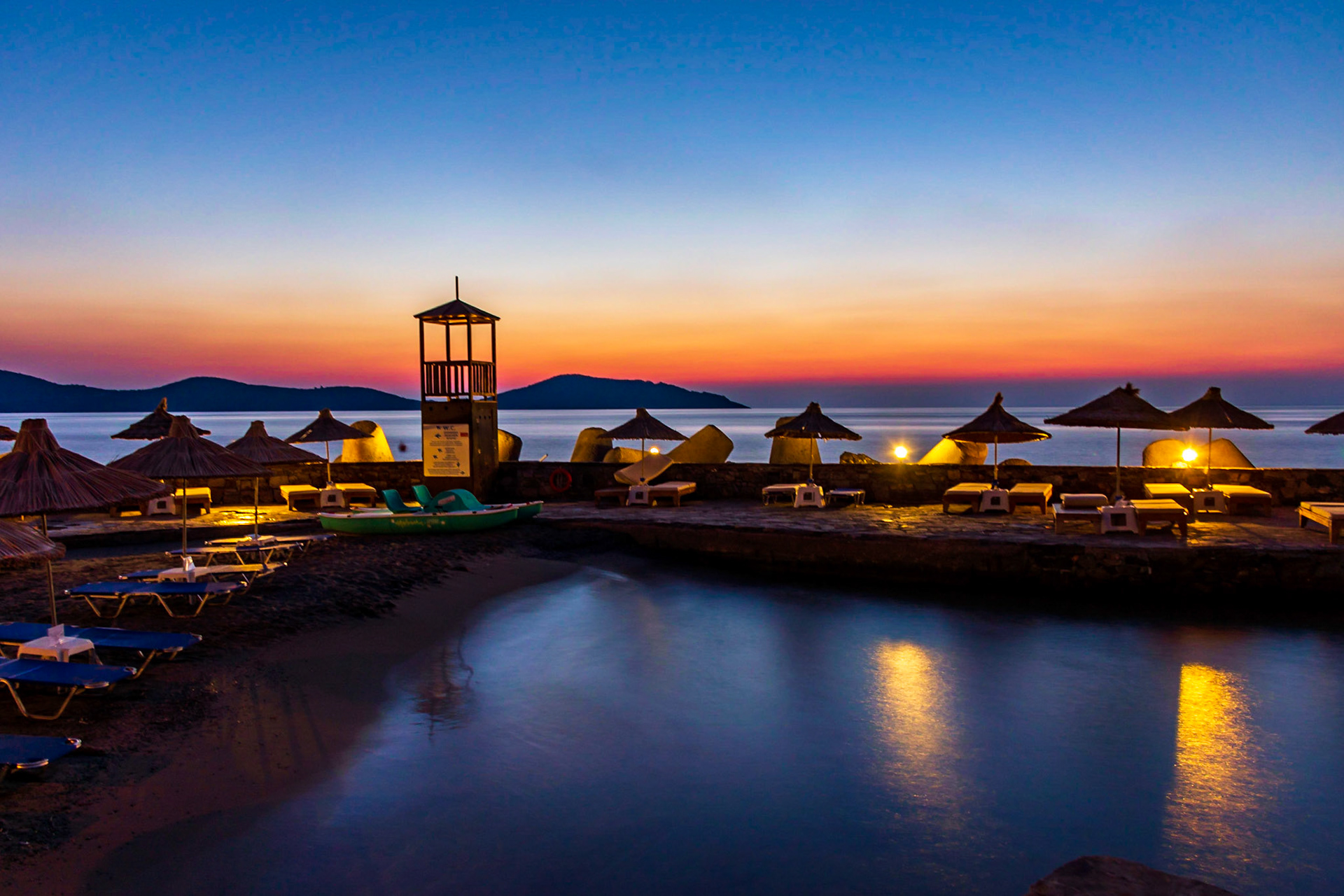 Early start here - this was taken around 5.30 in the morning Elounda Bay