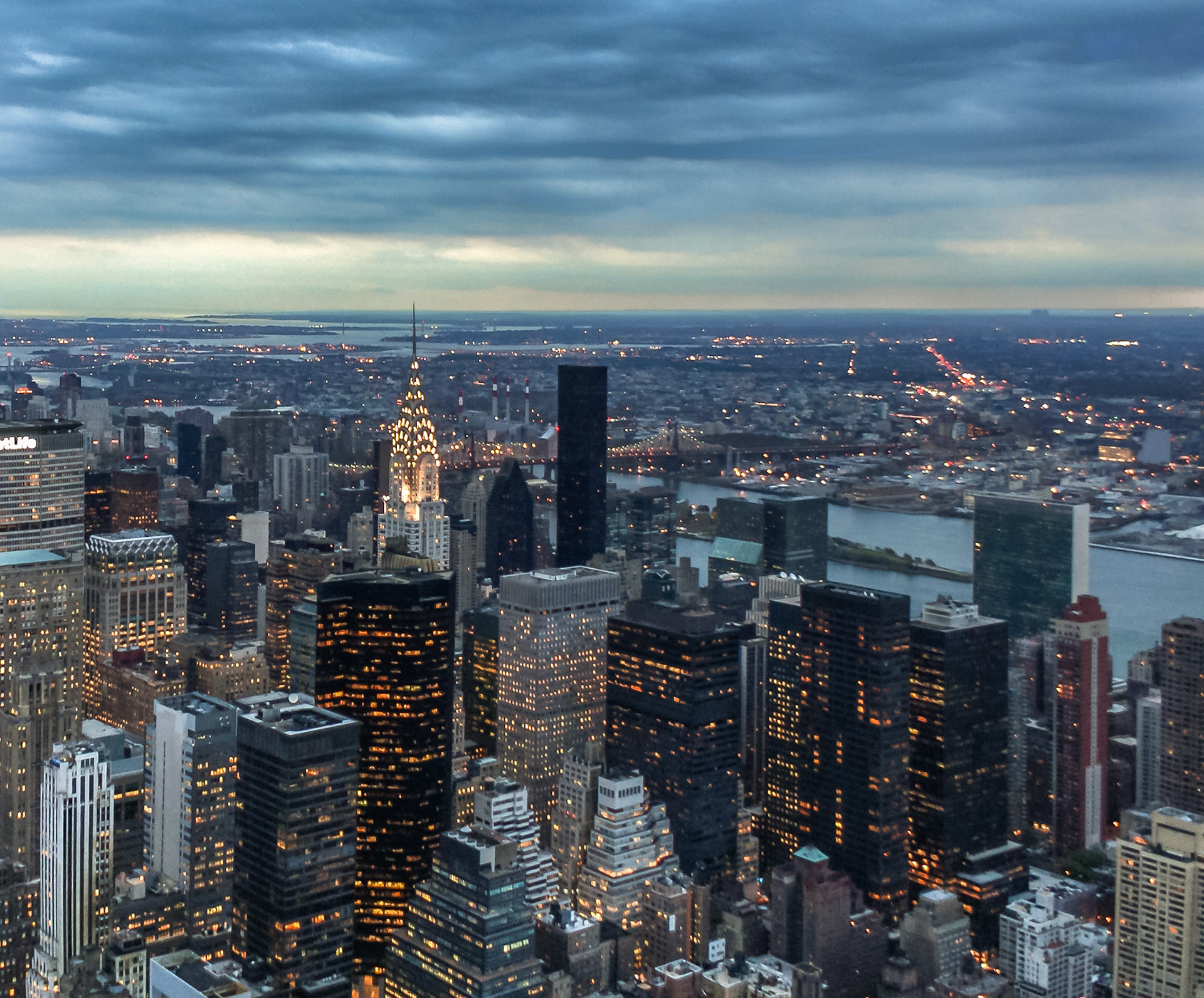 Chrysler Building, viewed from Empire State, Manhattan