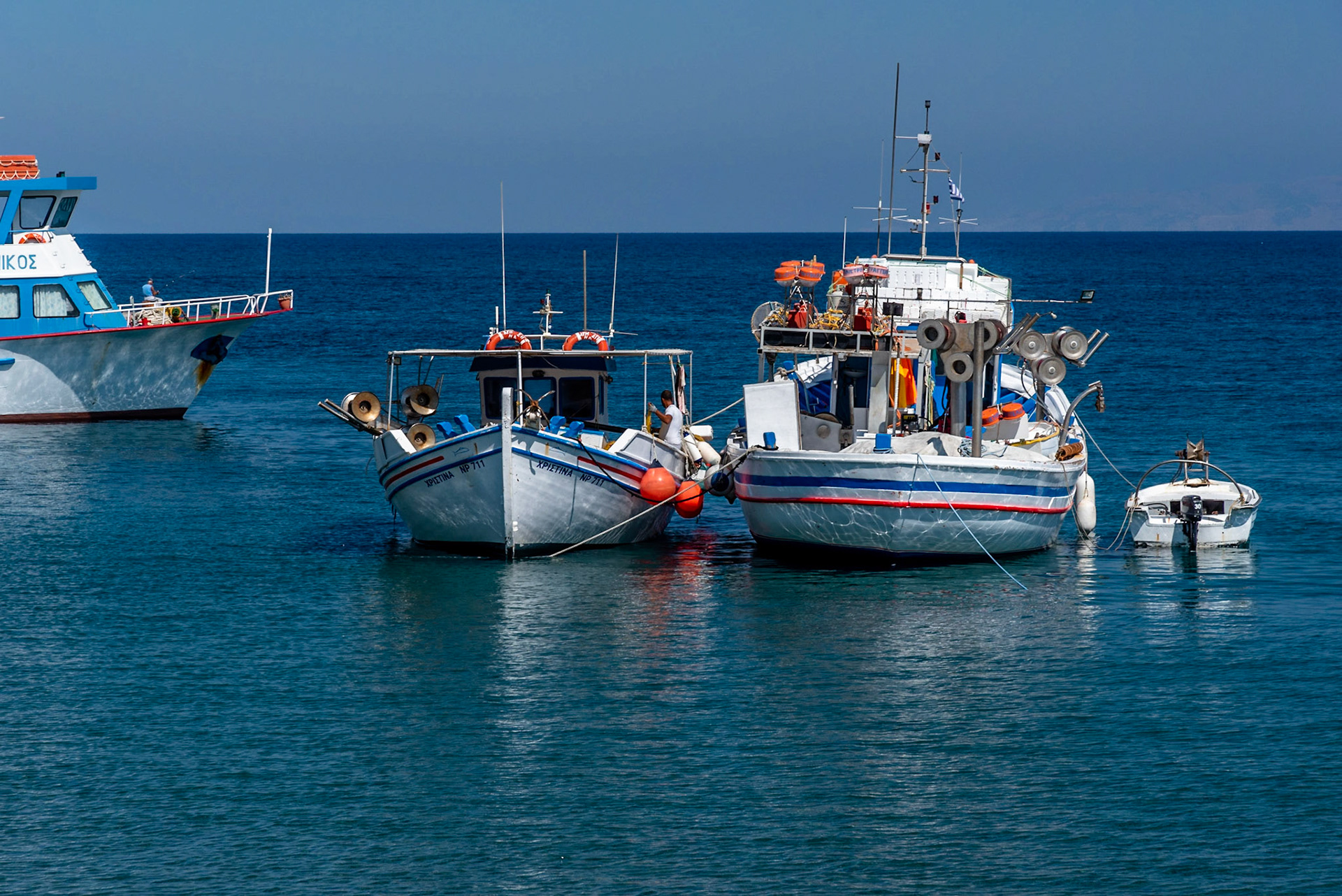 Greek fishing boats