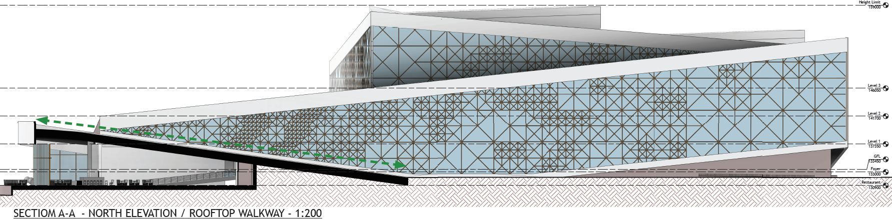 National Concert Hall South Facade pattern