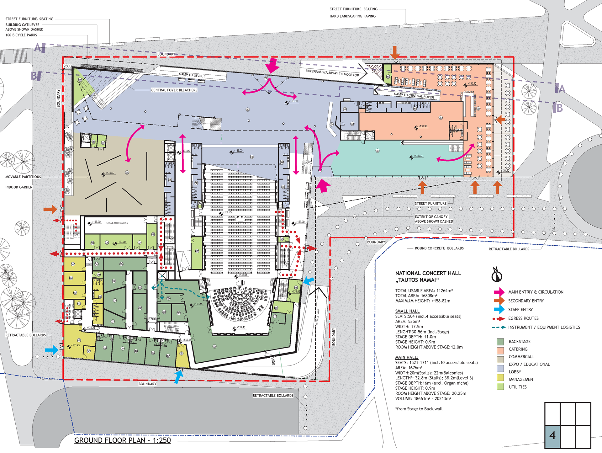 National Concert Hall ground Floor Plan