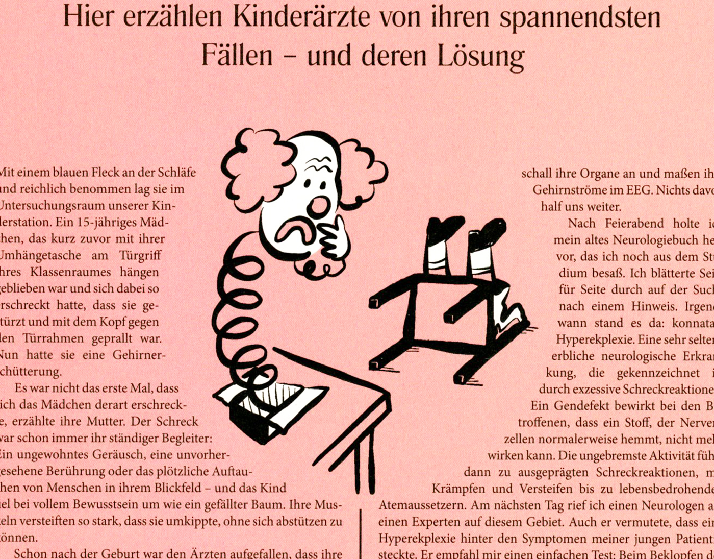 Das Mädchen, das immer umfiel