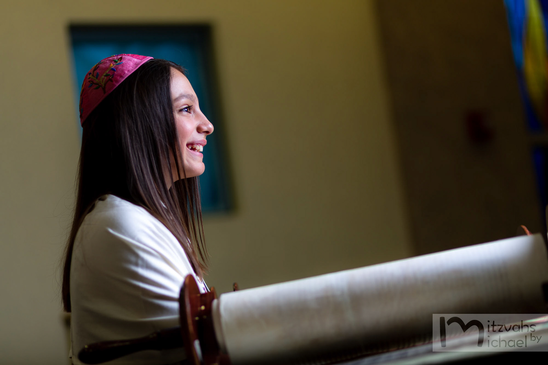 Charlotte's Bat Mitzvah rehearsal at Beth El of Bethesda on Tuesday, January 16, 2019.