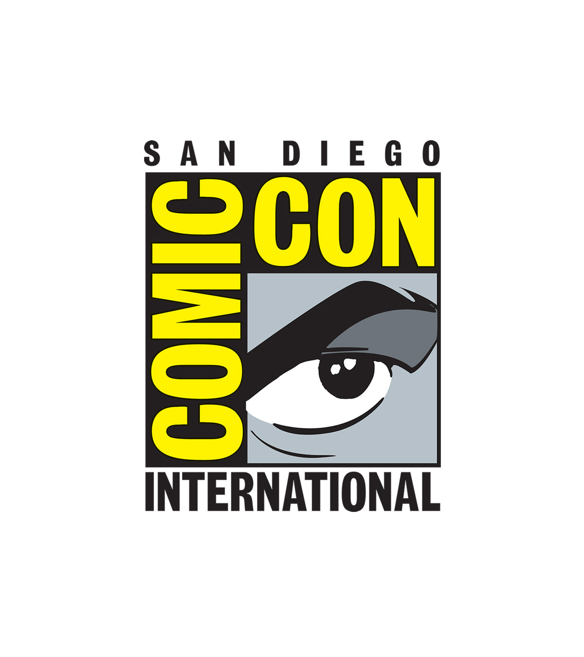 comic con logo vector