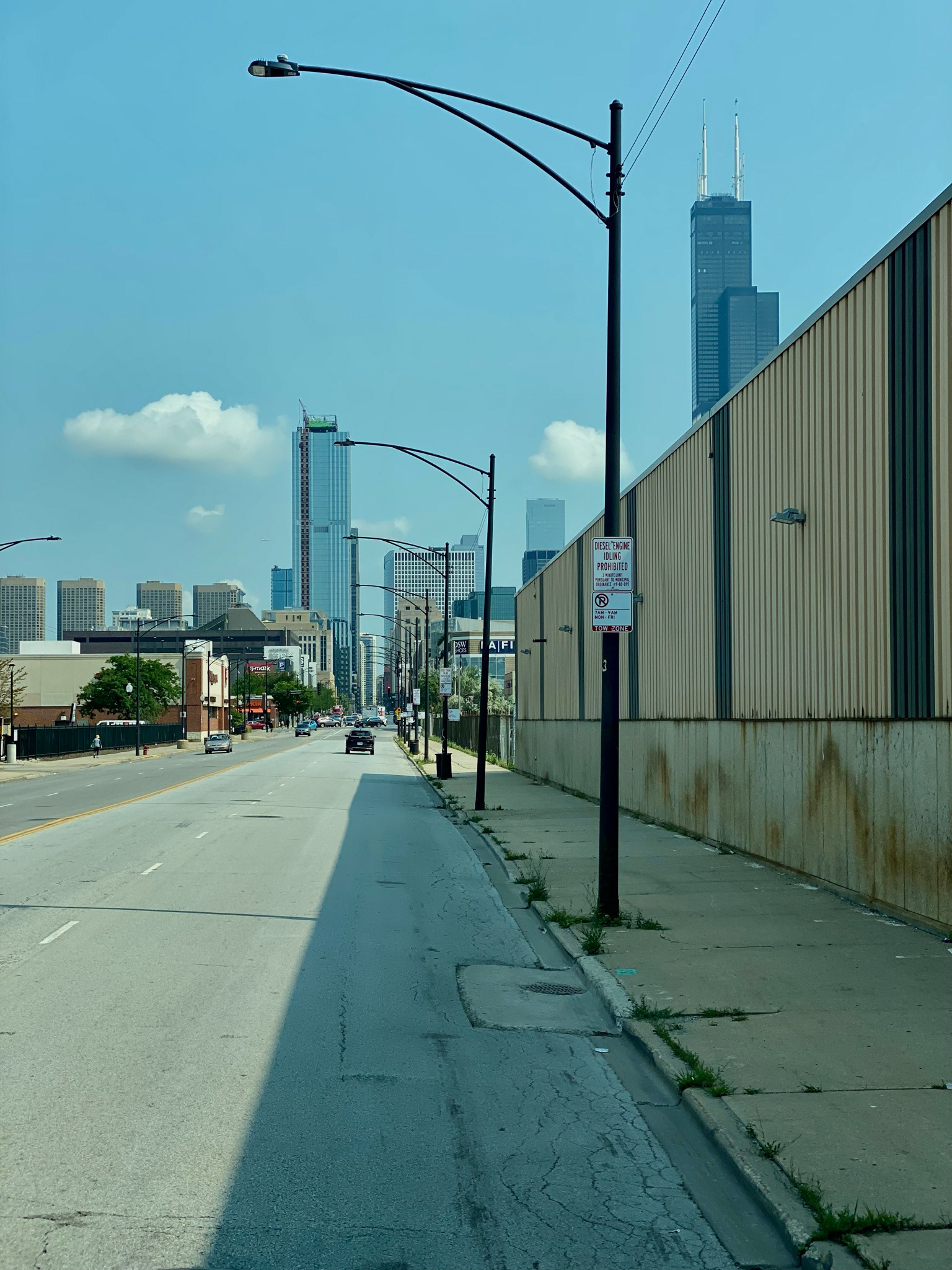 View from Bus Parking on Canal Street, Chicago, IL