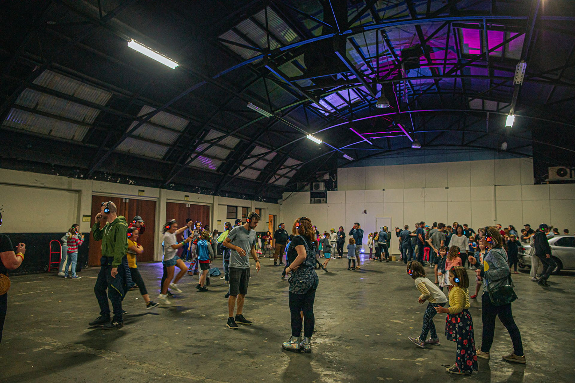 The silent disco was a hit with all ages