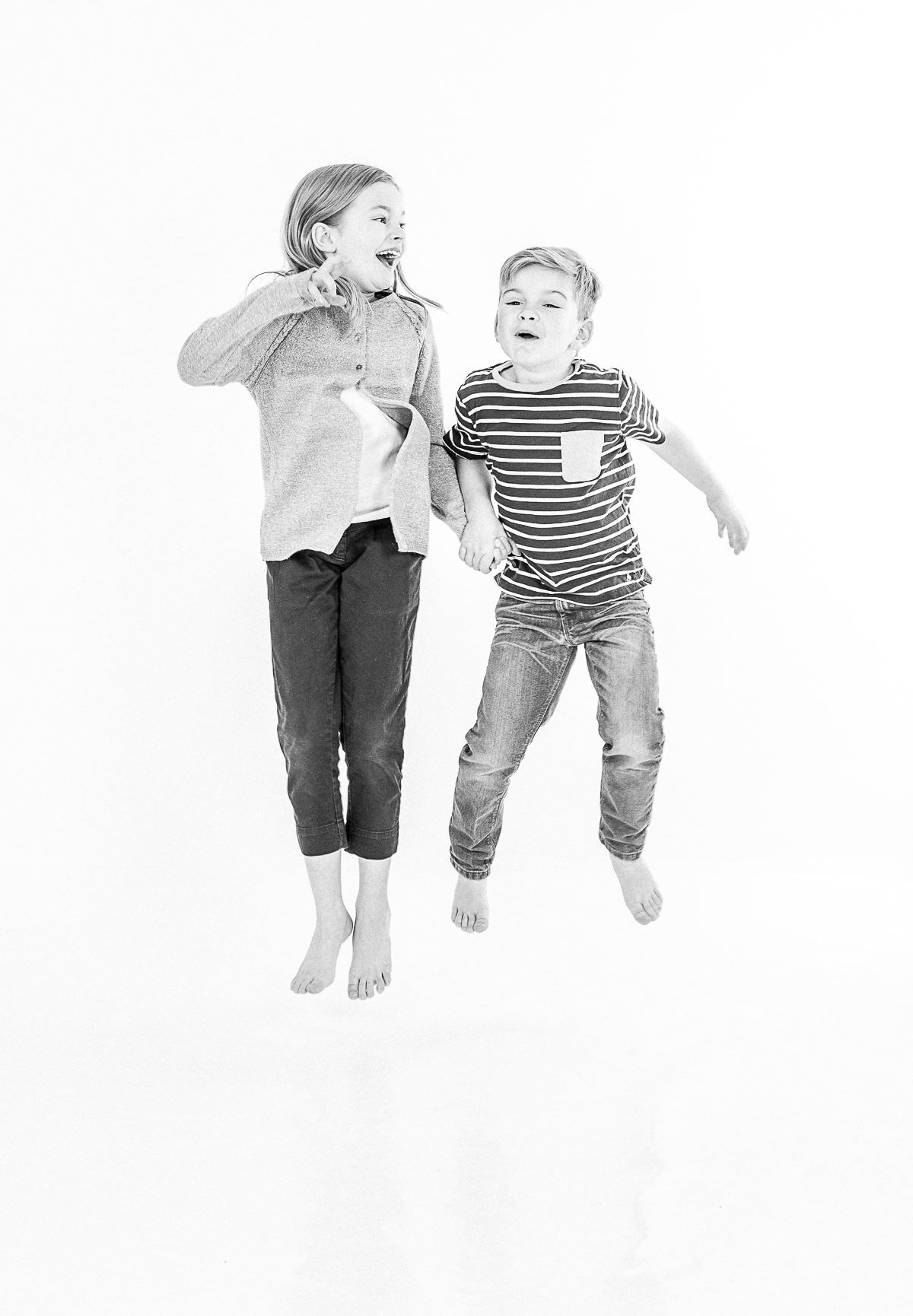 Jumping in the studio