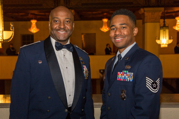 Lt. Col. Rodney Boyd and Tech. Sgt. Victor Cole.