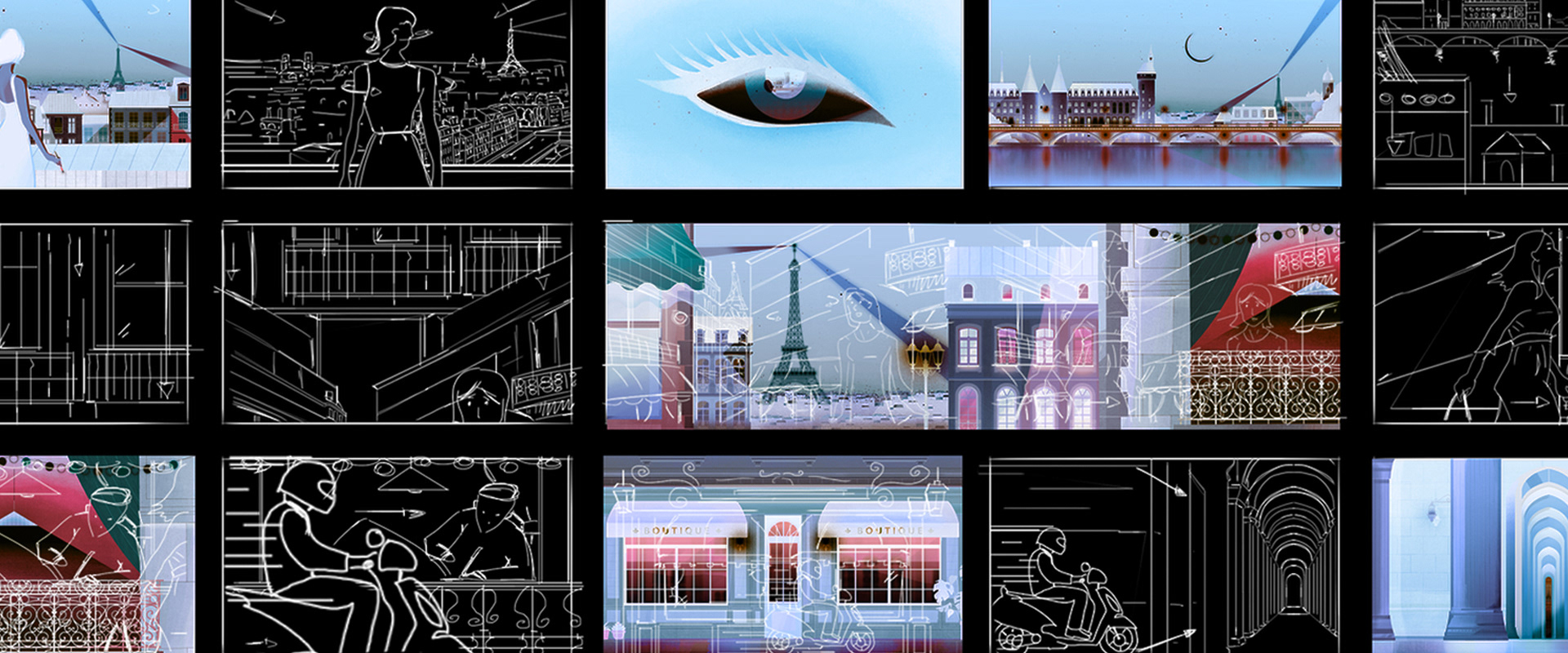Header of the work in progress storyboard