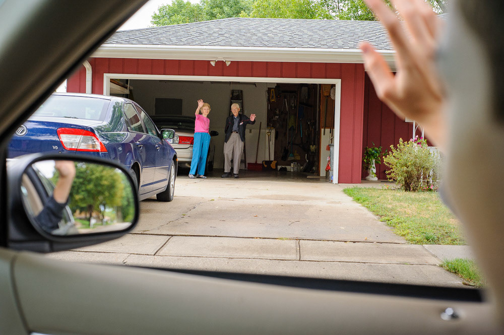 Leaving and waving, 8/2012
