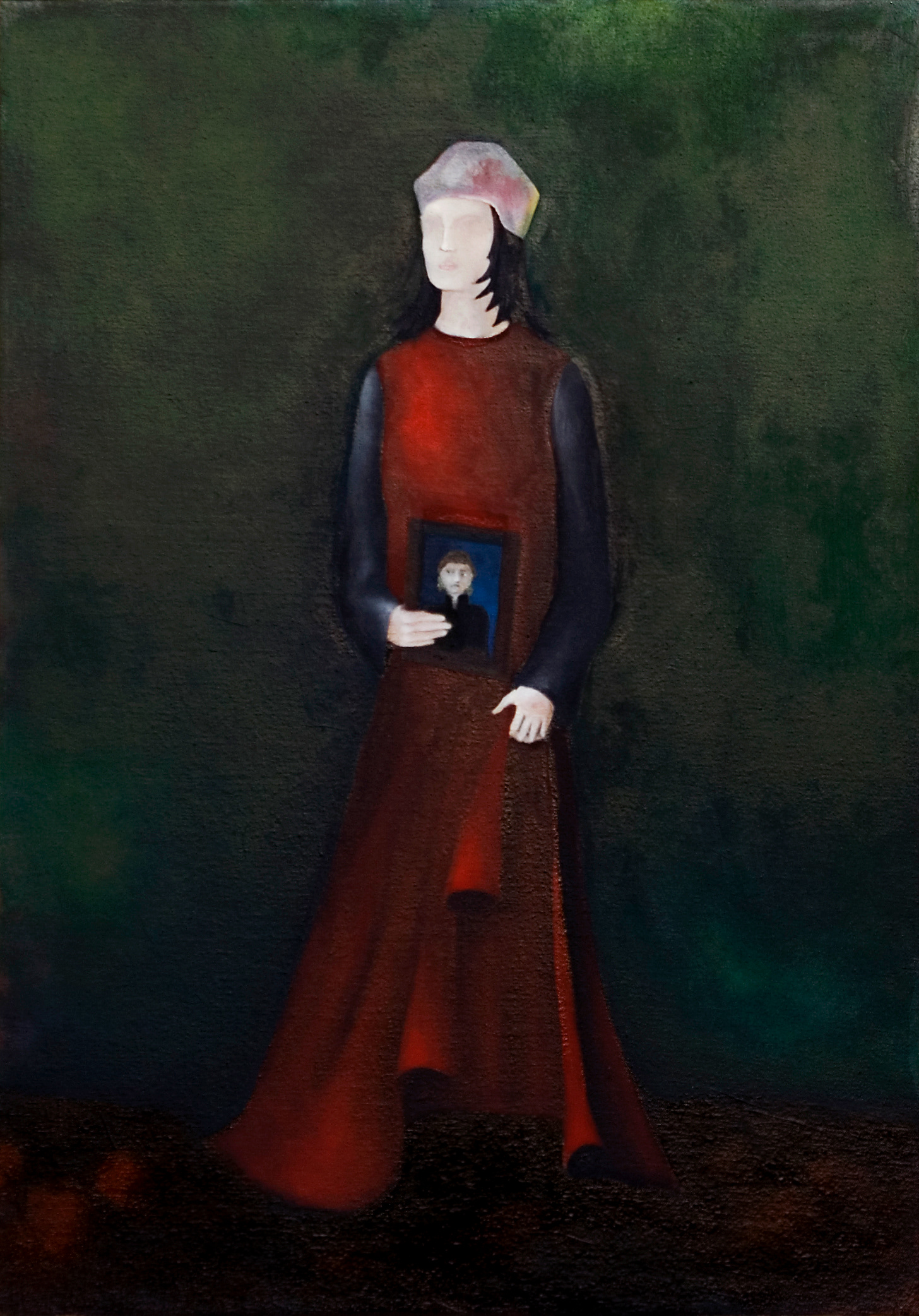 F. p. us. In a moral sense, light that is born with man and makes him able to discern good from evil - Acrylic on canvas - 90 x 60 cm