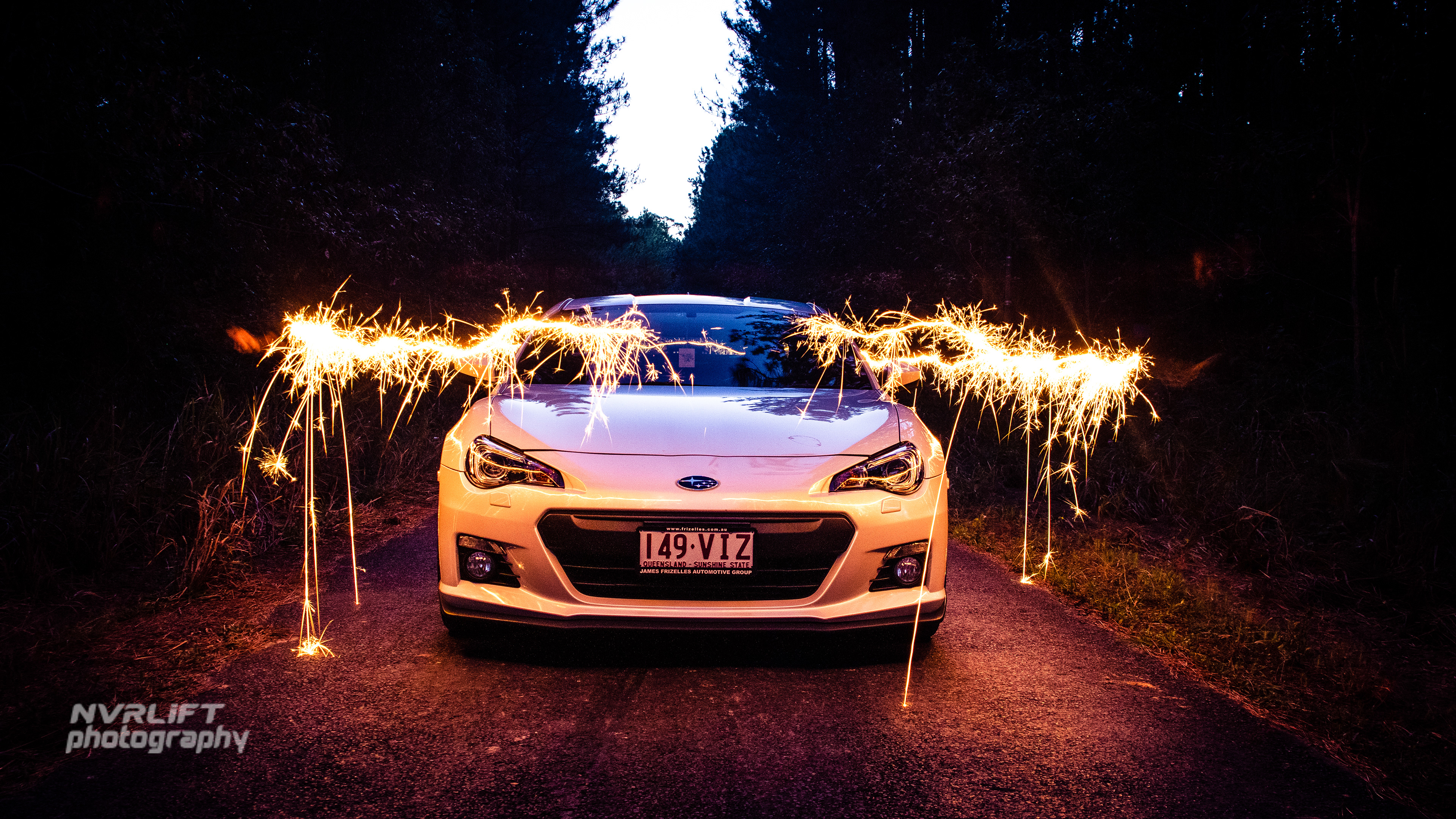 Subaru BRZ - shot on an old abandoned road near Beerwah.