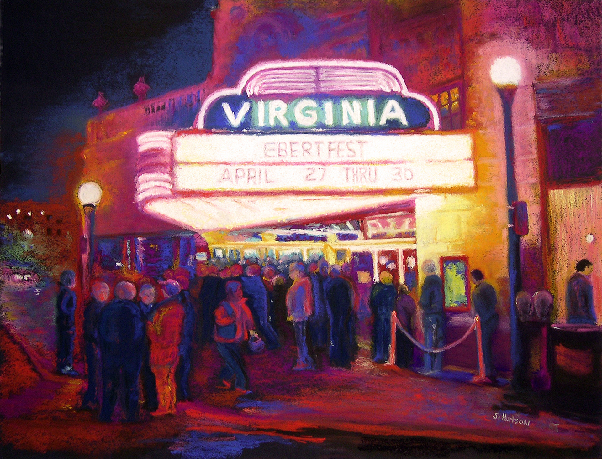 The Virginia, a pastel painting by Sherry Hutson