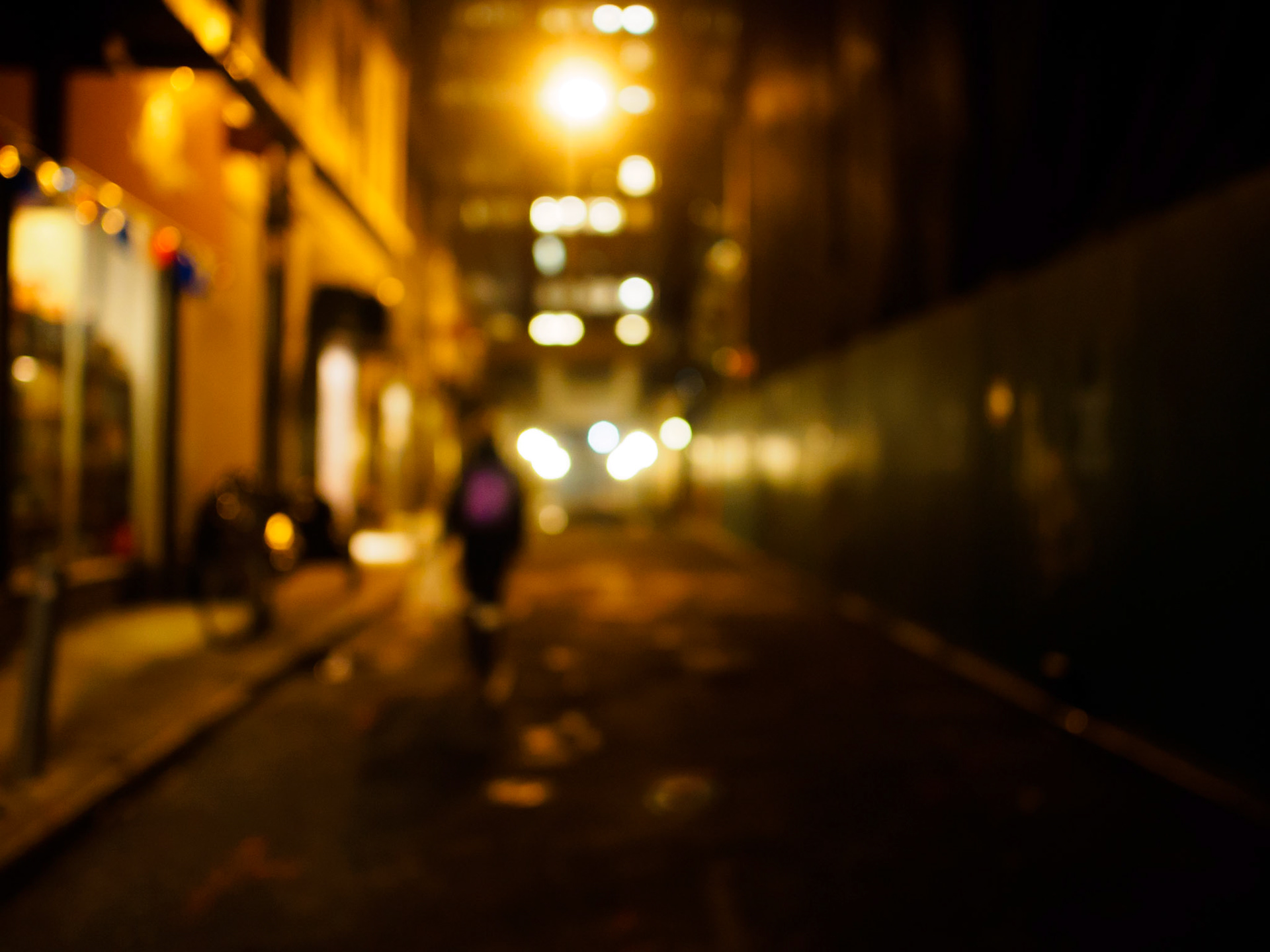 The Girl With the Purple Backpack