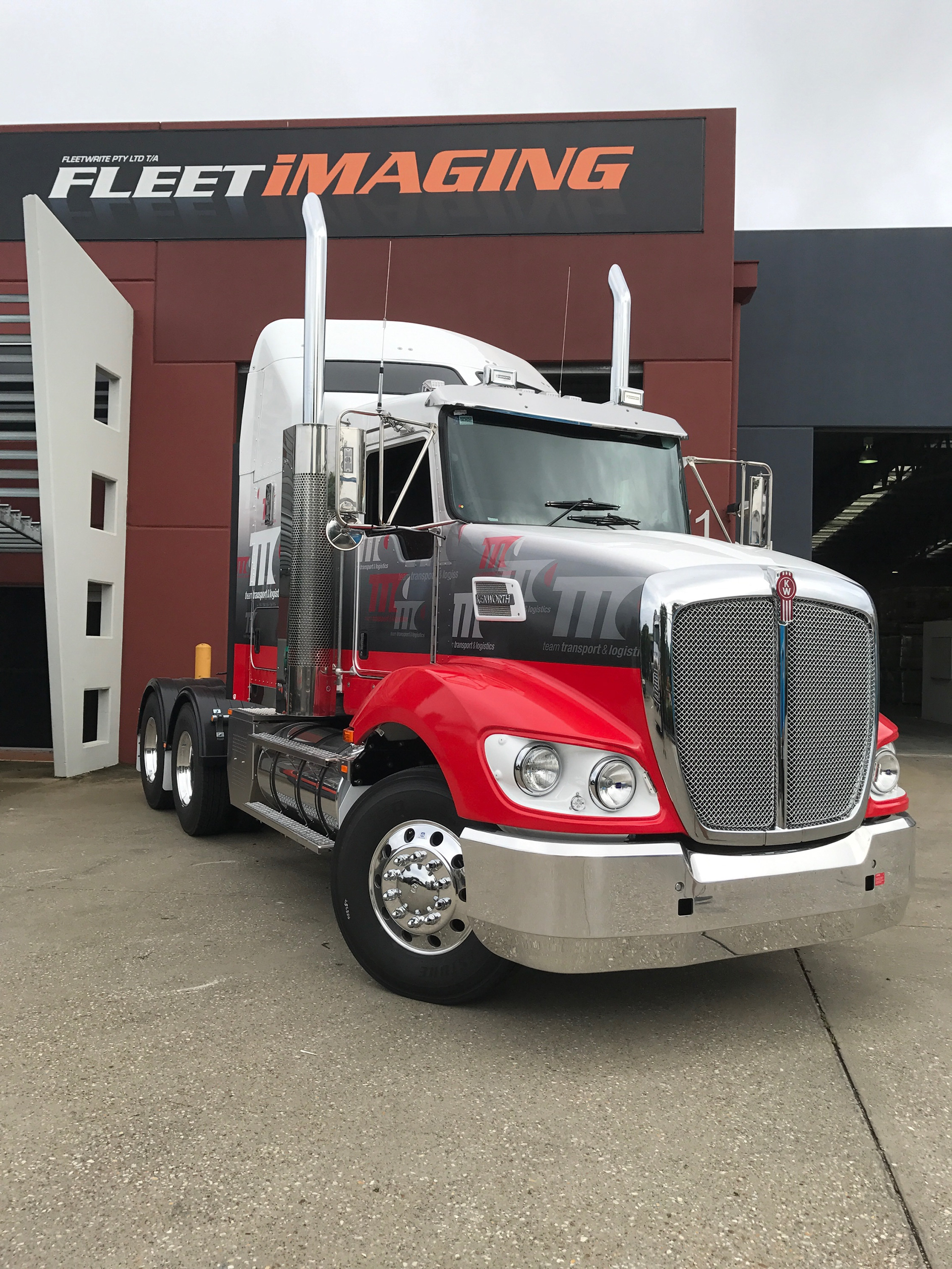 Team Transport fleet wrap