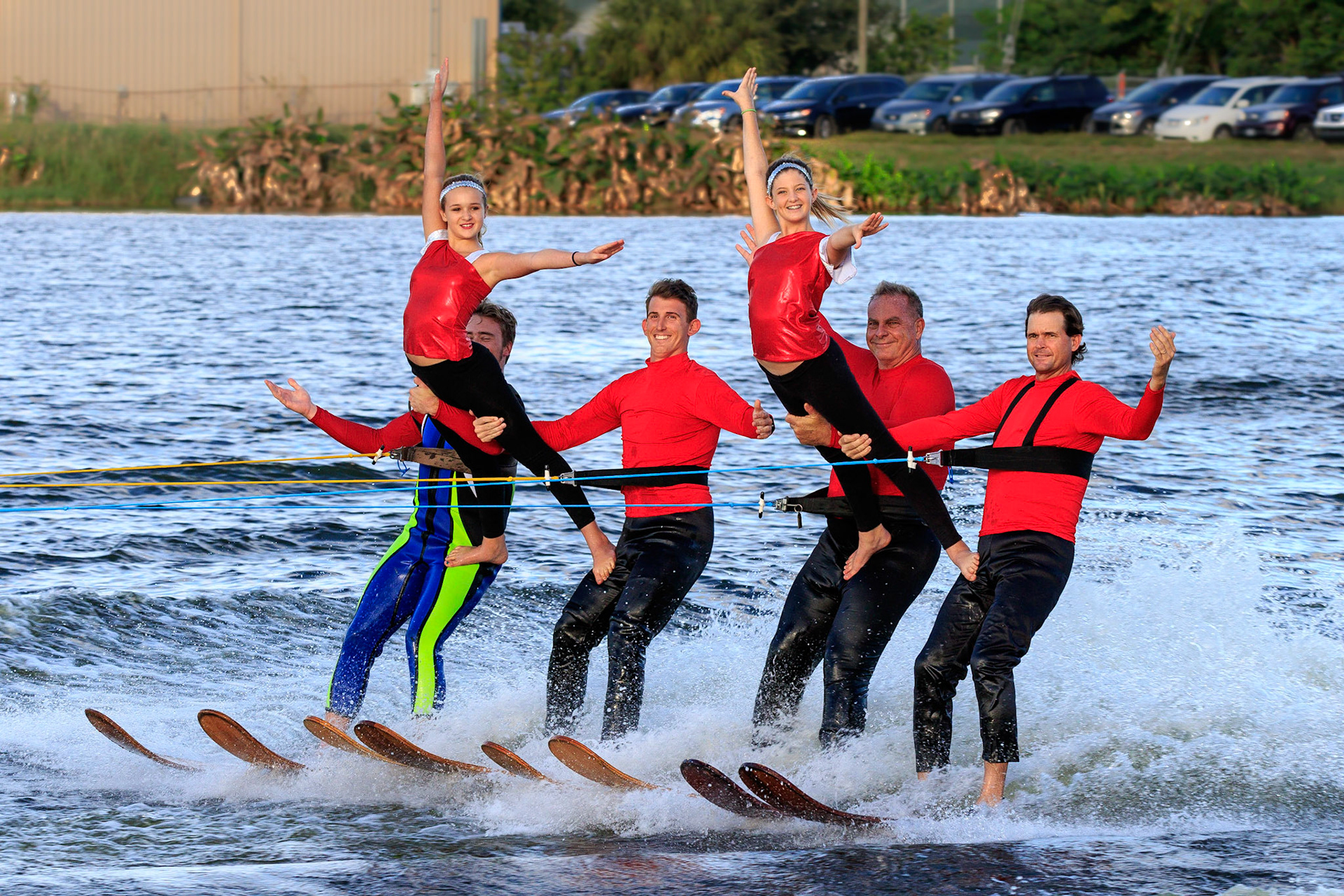 Jeff Donald photography Tampa Bay Water Ski Show Team