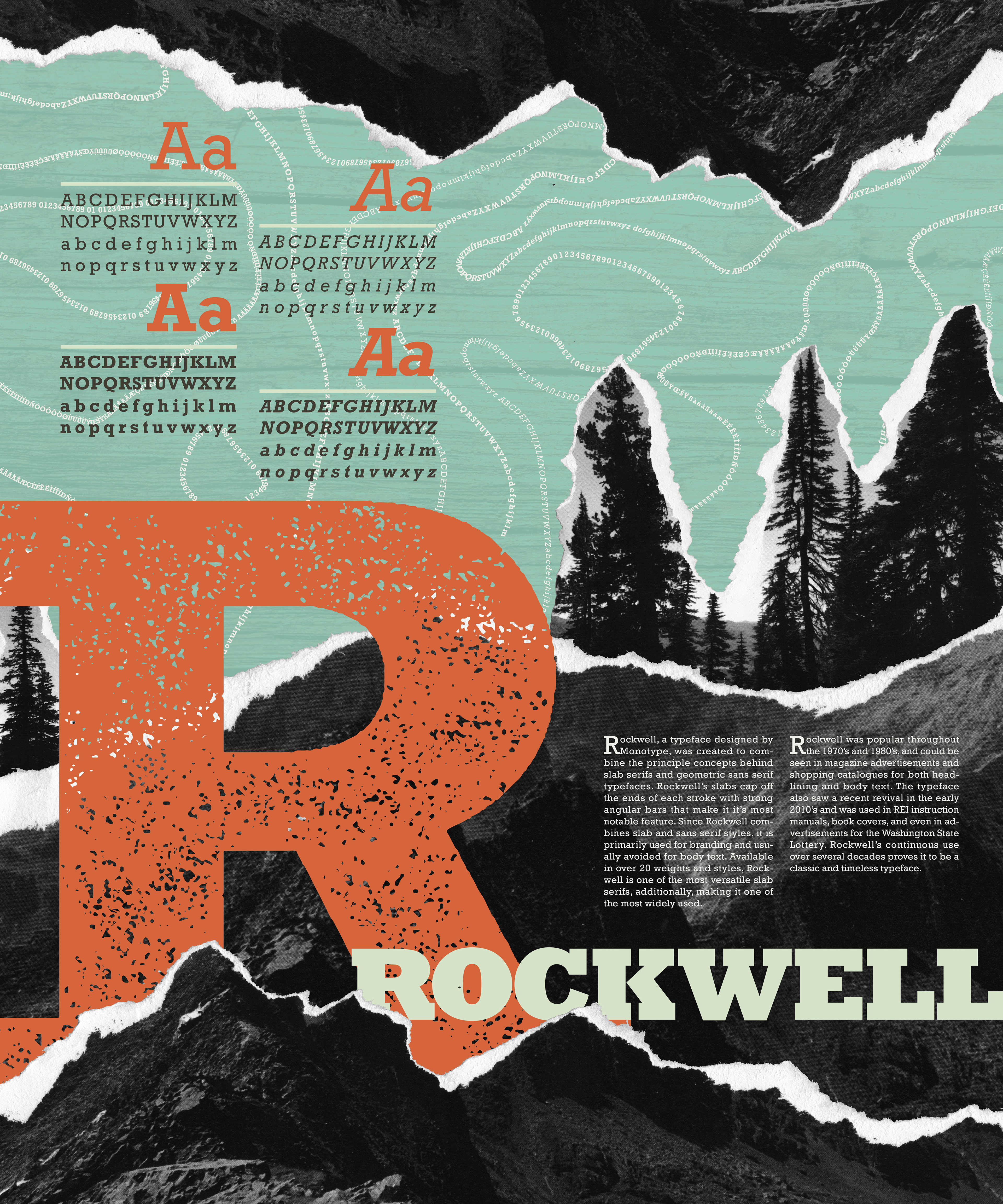 Josef Edmonds Design - Rockwell Type Specimen