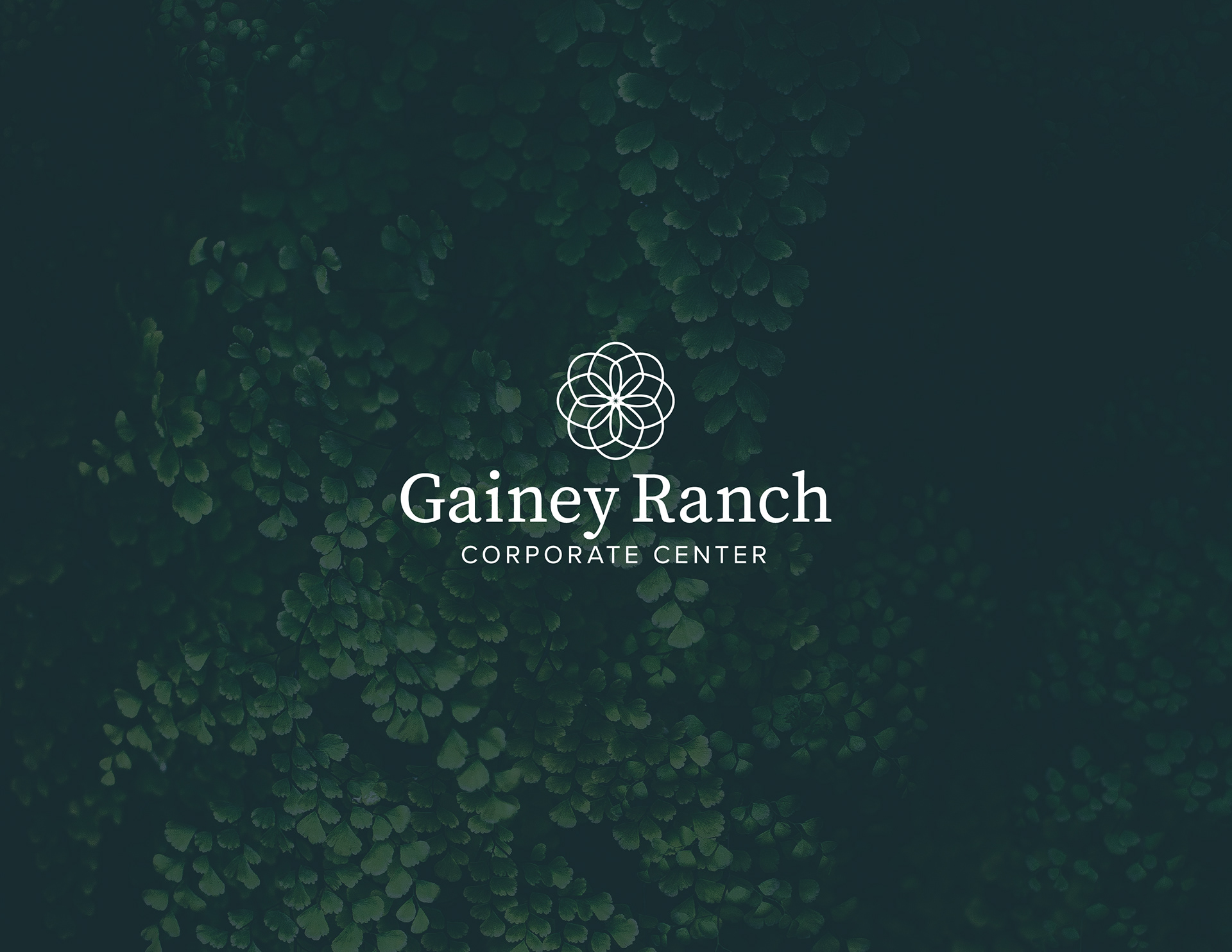 A floral logo design created for Gainey Ranch Corporate Center.