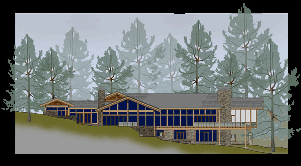 Lake Side Elevation