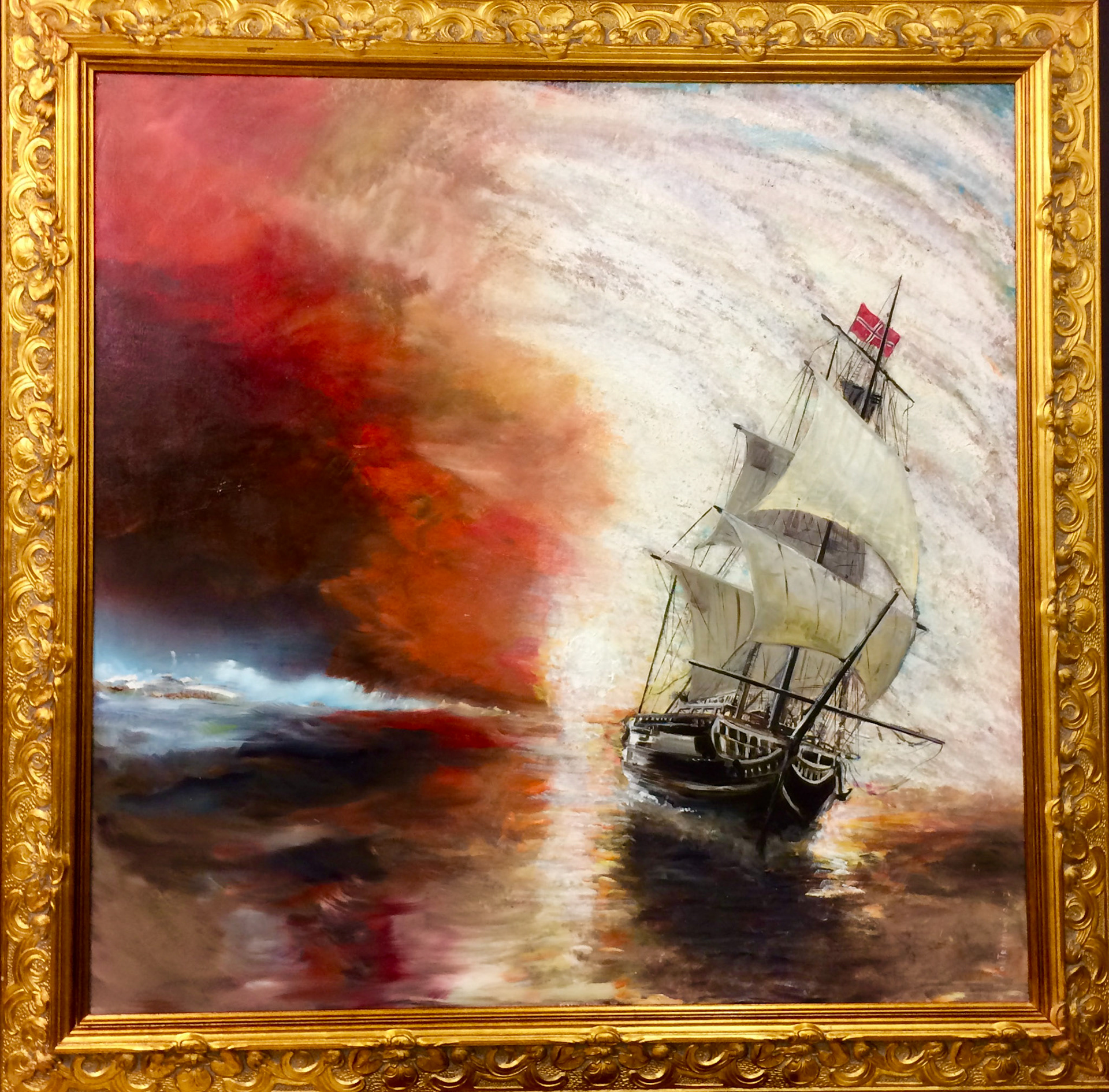 Turner Olio su tela 110x110 cm € 2000