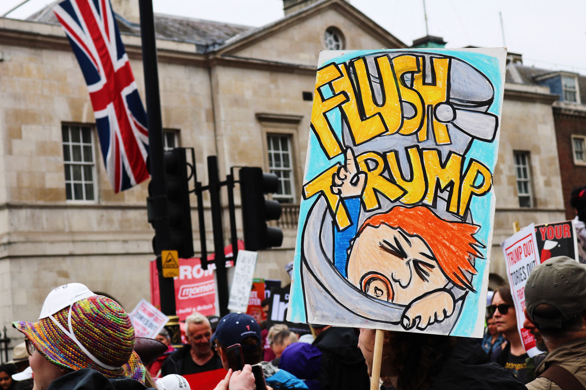 the Trump Protest, June 2019