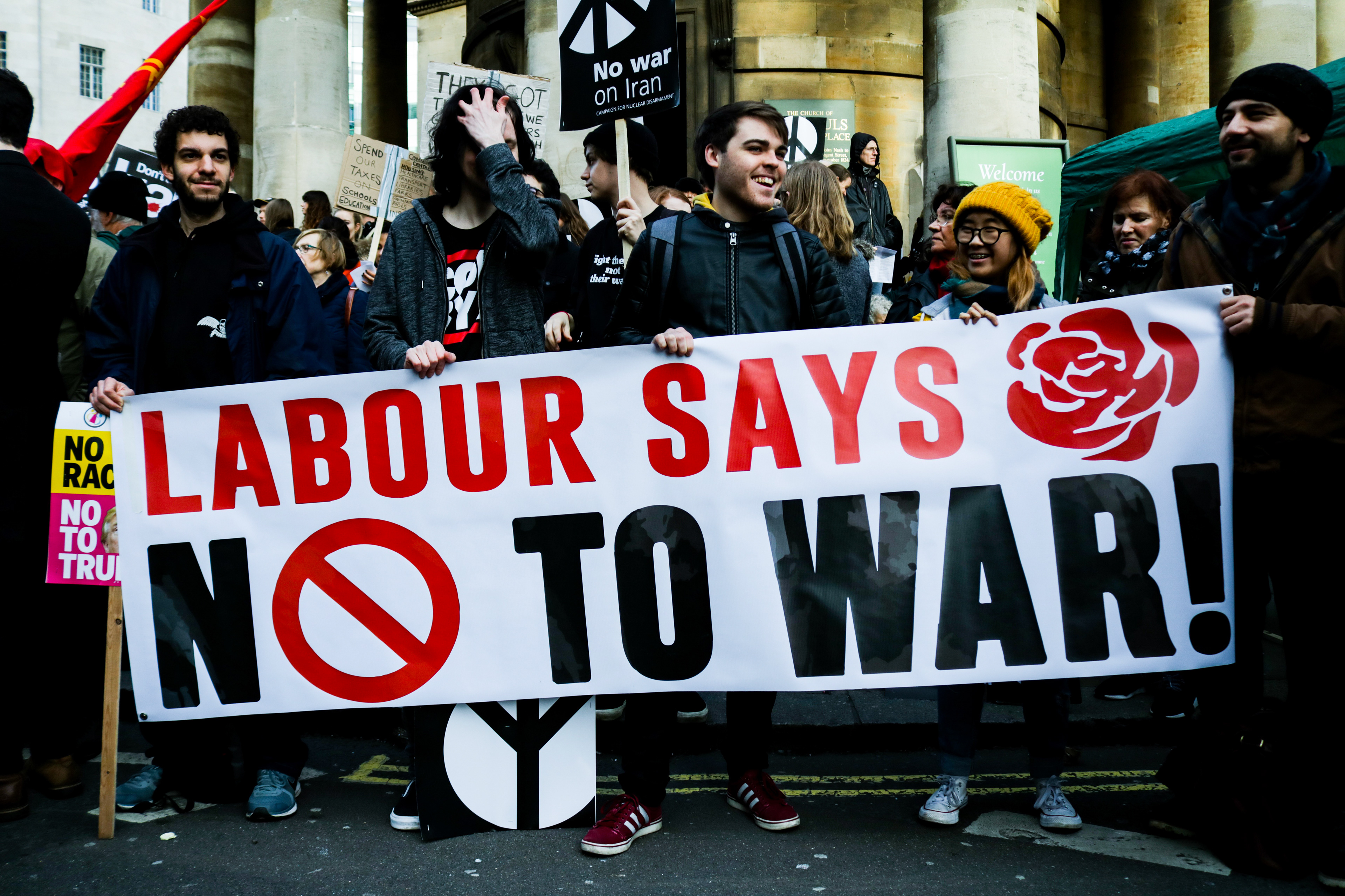 Iran War protest, January 2020