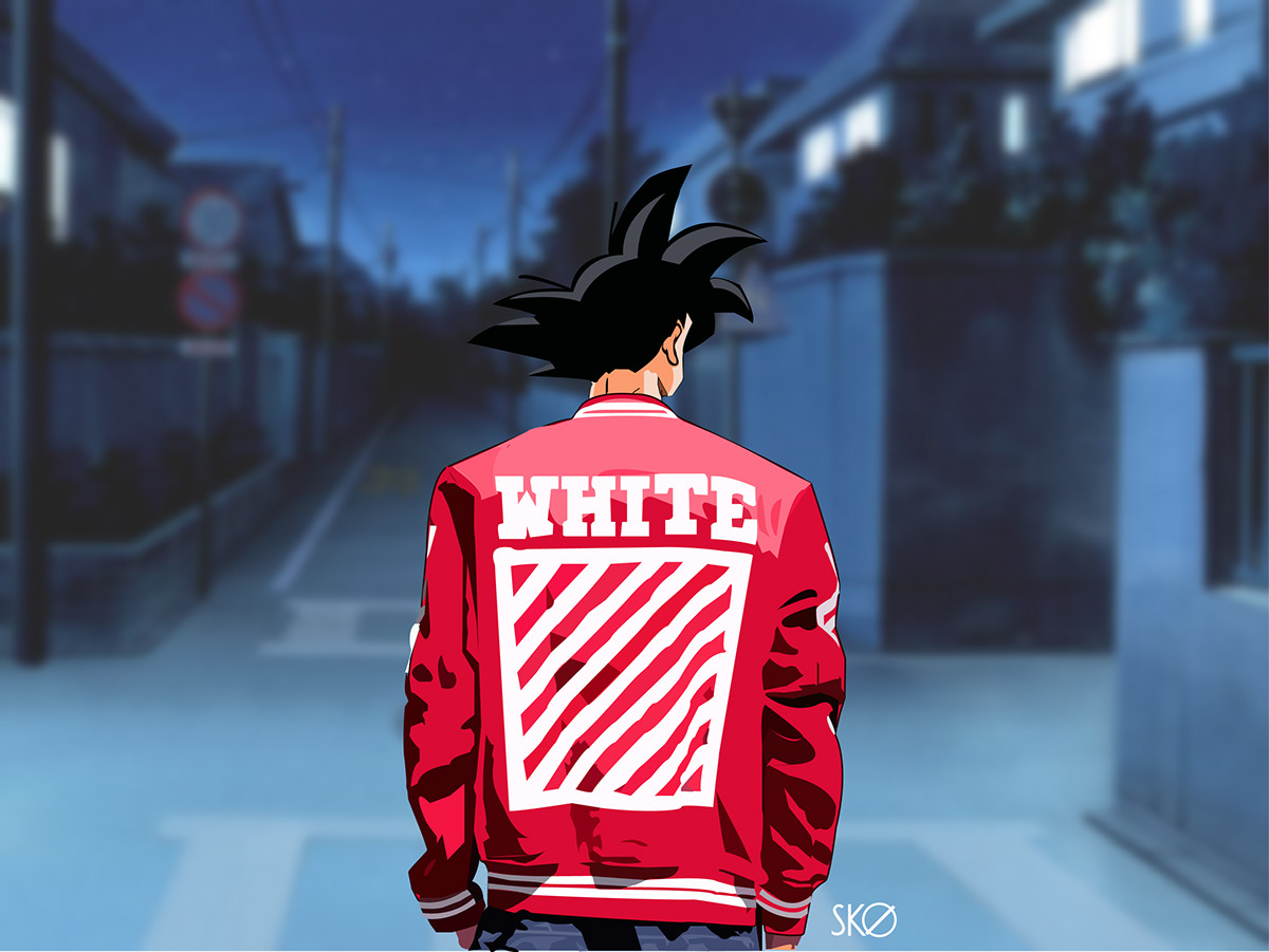 dragon ball off white
