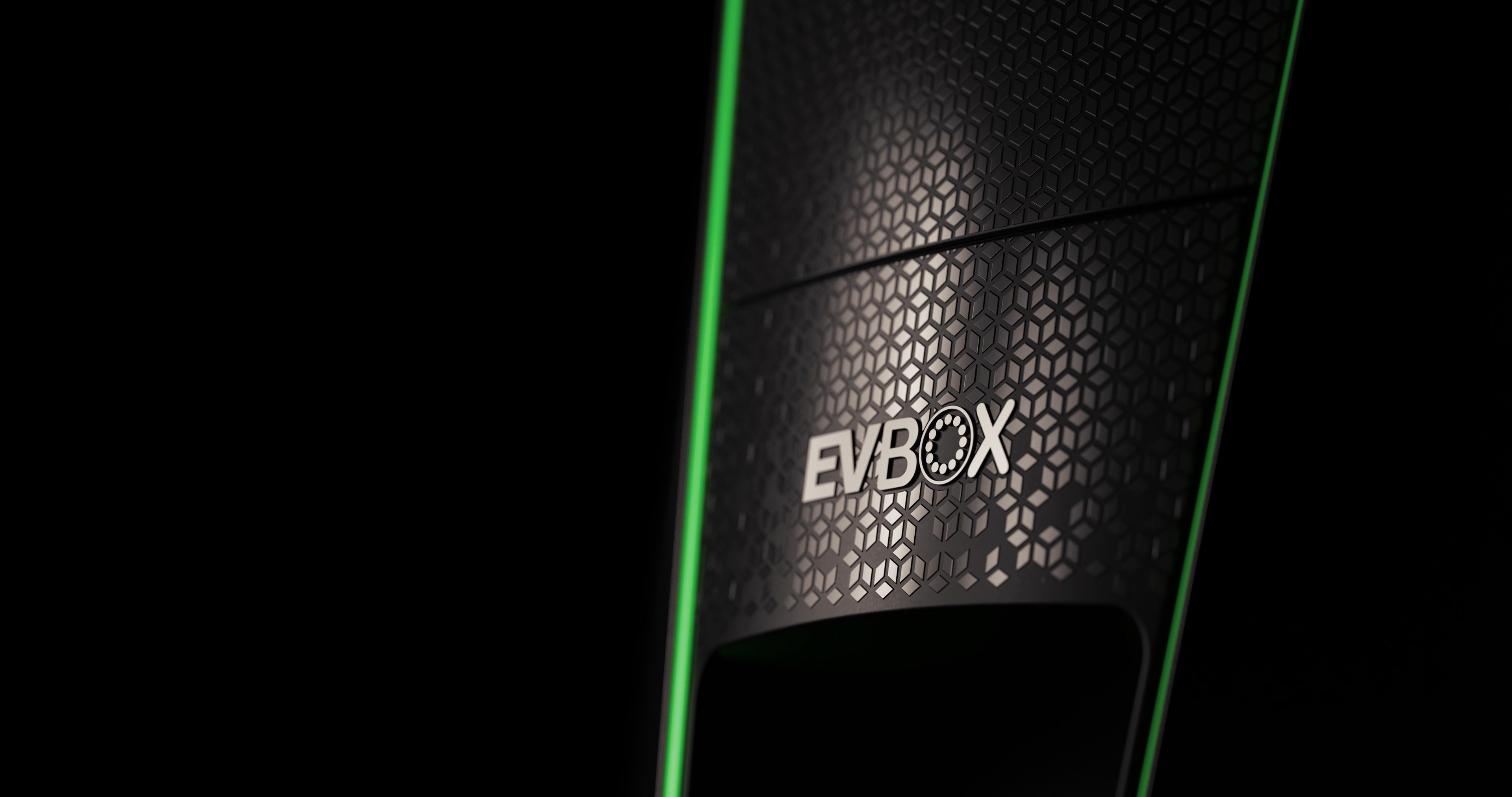 EV Box Business Charger US logo reveal, light, ces2018, cgi, commercial